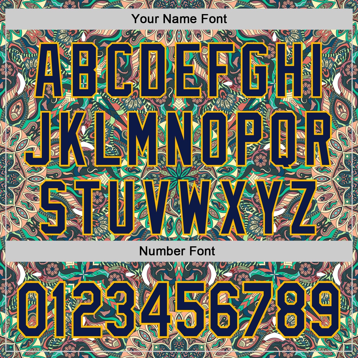 Custom Green Navy-Gold 3D Pattern Design Burner Costumes Psychedelic Authentic Baseball Jersey view 5