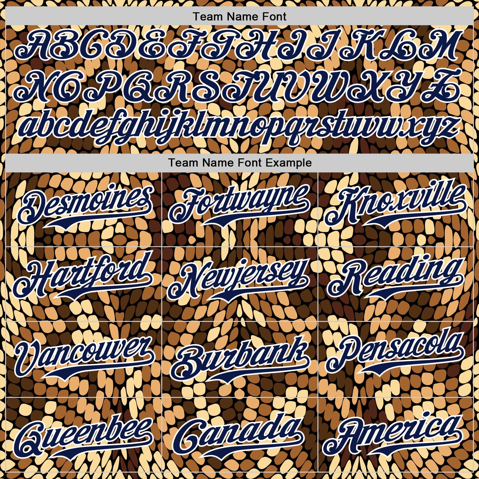 Custom Brown Navy-White 3D Pattern Design Burner Costumes Snake Print Authentic Baseball Jersey view 4