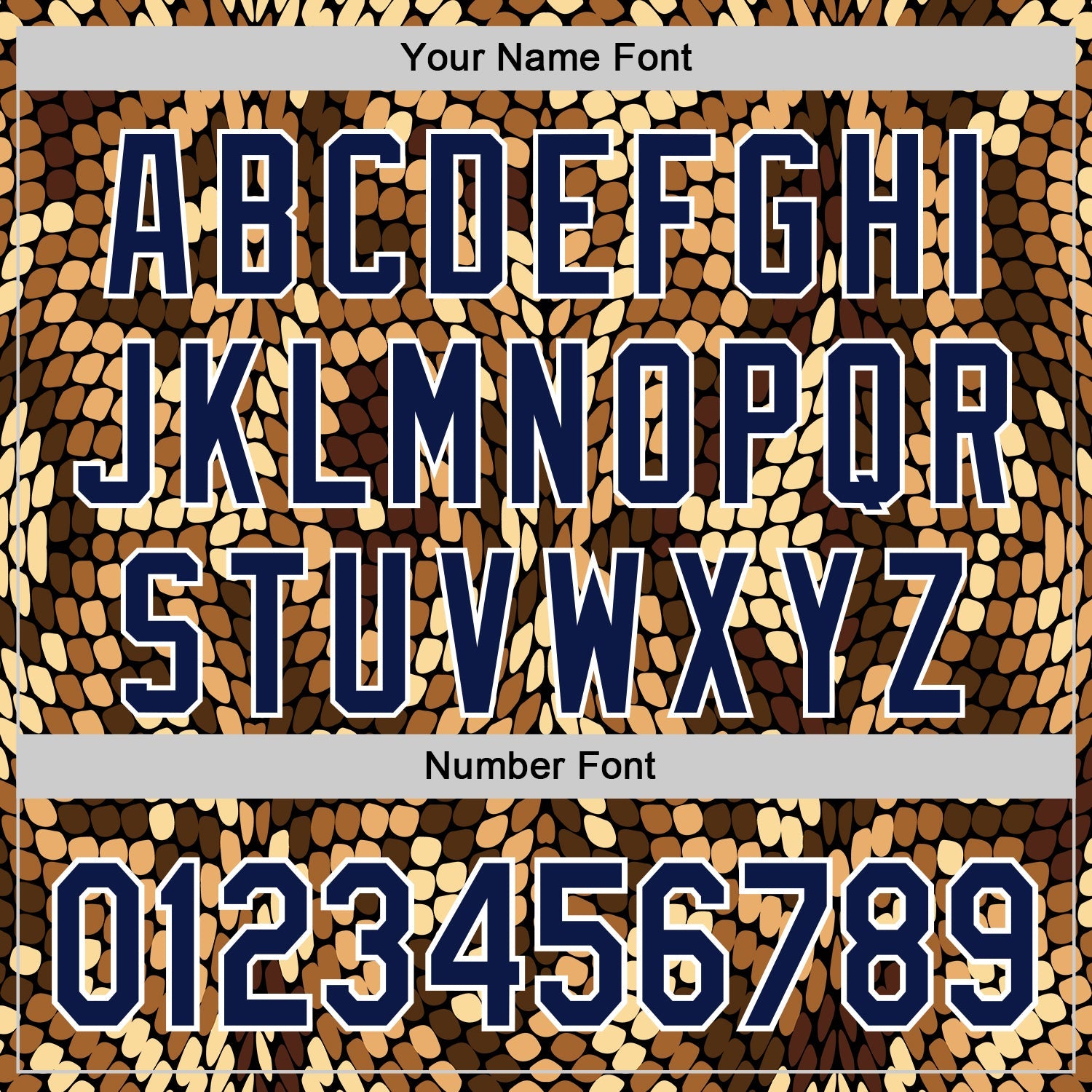 Custom Brown Navy-White 3D Pattern Design Burner Costumes Snake Print Authentic Baseball Jersey view 5