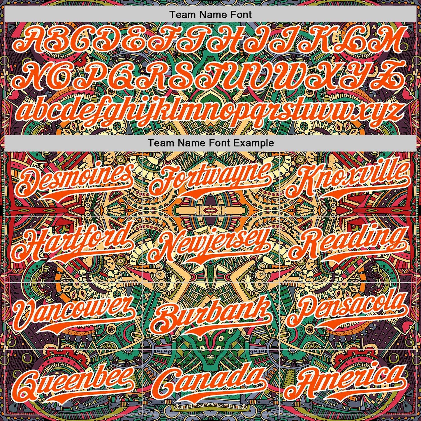 Custom Green Orange-White 3D Pattern Design Burner Costumes Exotic Authentic Baseball Jersey view 4
