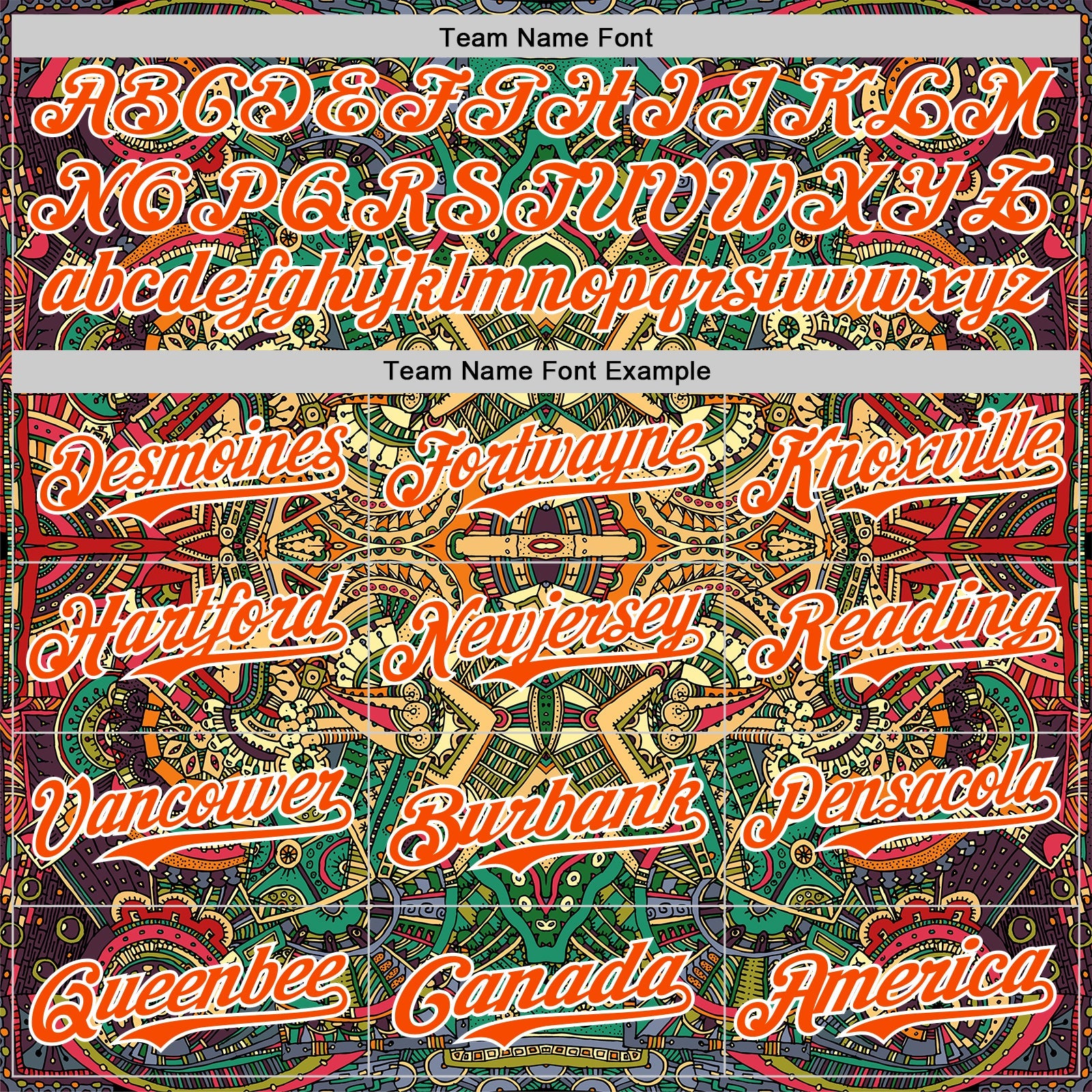 Custom Green Orange-White 3D Pattern Design Burner Costumes Exotic Authentic Baseball Jersey view 4