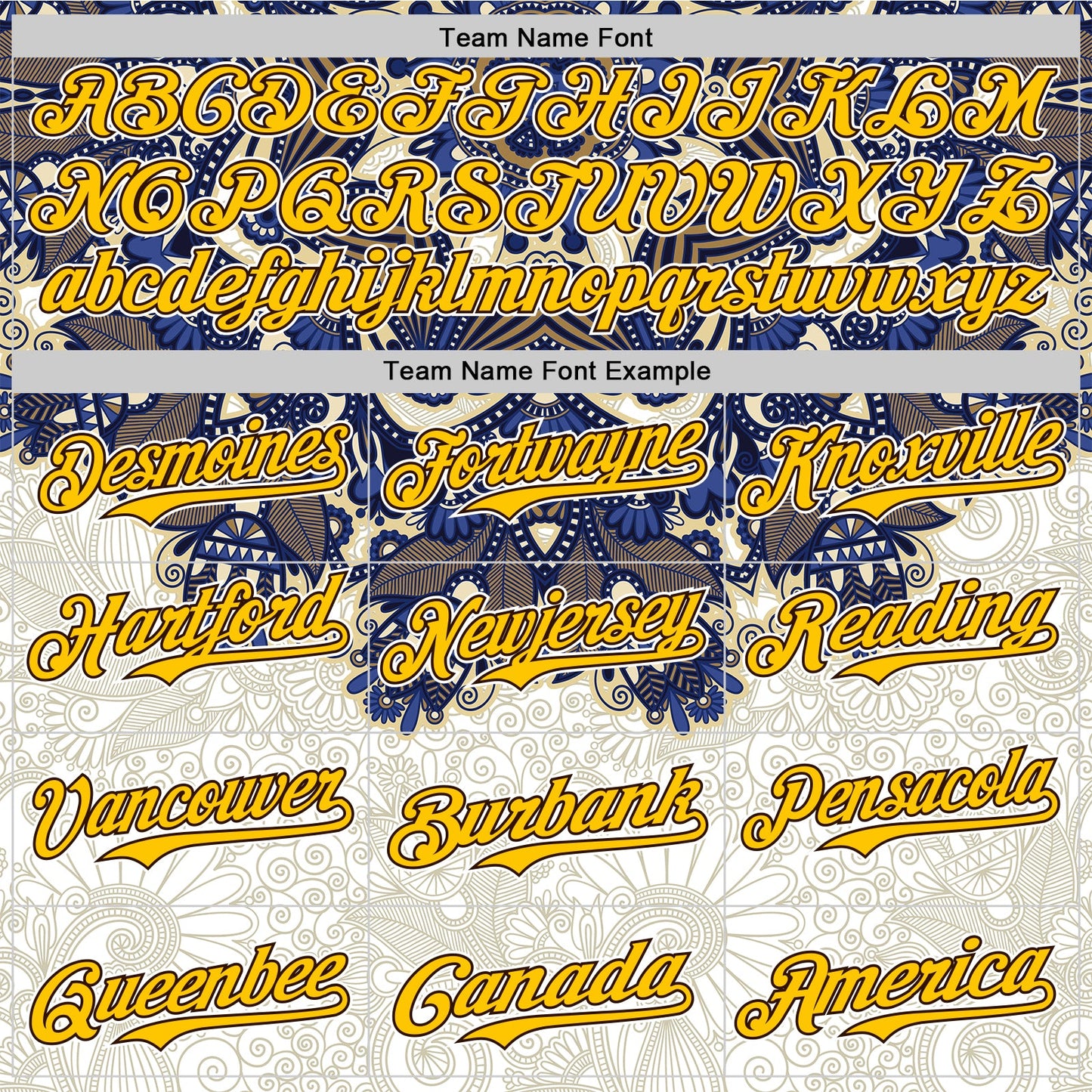 Custom White Yellow-Brown 3D Pattern Design Burner Costumes Paisley Authentic Baseball Jersey view 4