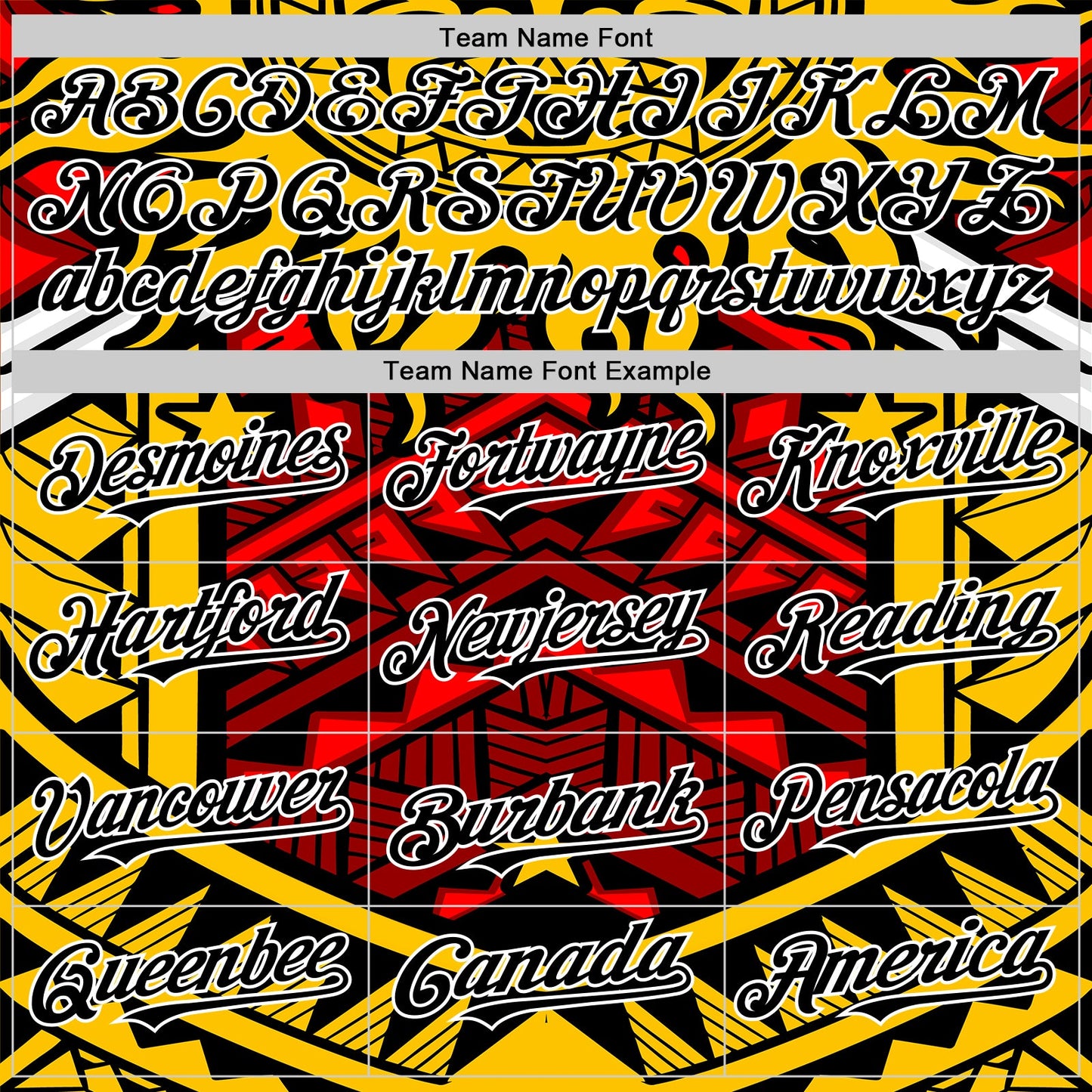 Custom Yellow Black Red-White 3D Pattern Design Rave Party Tribal Authentic Baseball Jersey view 4