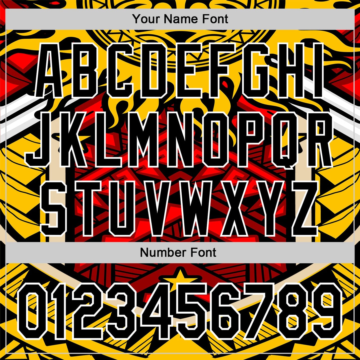 Custom Yellow Black Red-White 3D Pattern Design Rave Party Tribal Authentic Baseball Jersey view 5