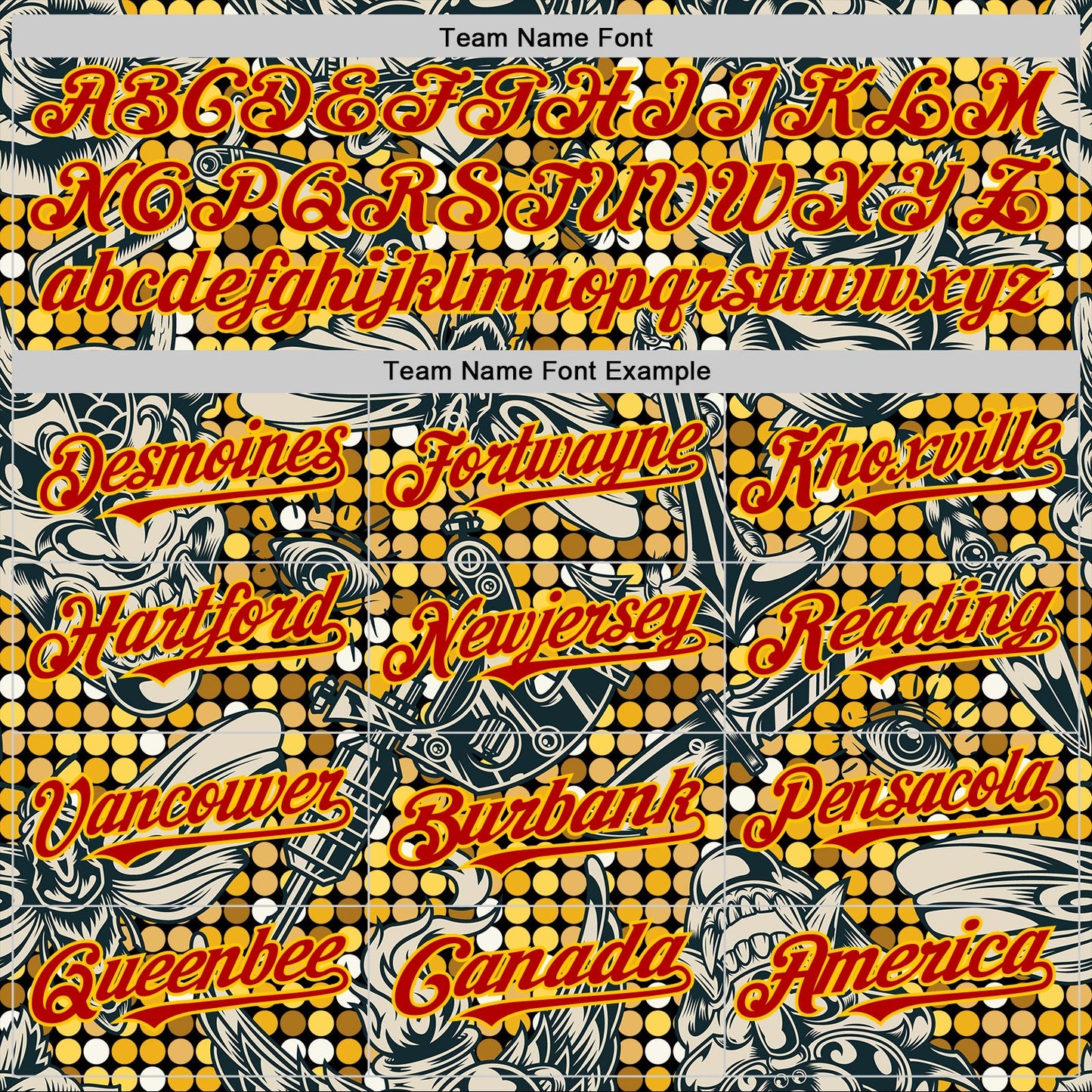 Custom Black Red-Yellow 3D Pattern Design Rave Party Tattoos Disco Authentic Baseball Jersey view 4