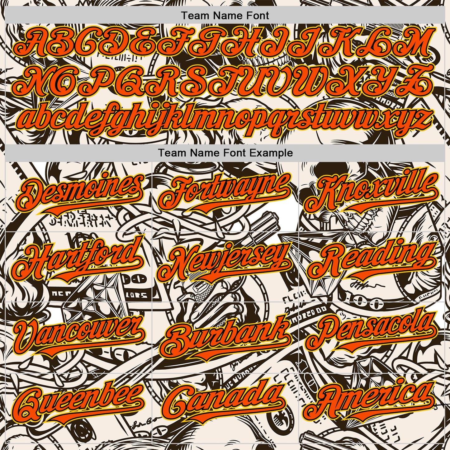 Custom White Orange Black-Yellow 3D Pattern Design Rave Party Vintage Cash Money Authentic Baseball Jersey view 4