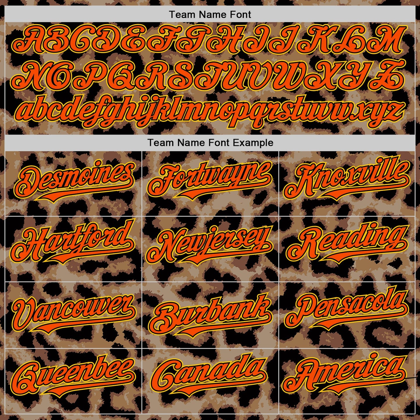Custom Brown Orange Black-Yellow 3D Pattern Design Rave Party Animal Leopard Print Authentic Baseball Jersey view 4