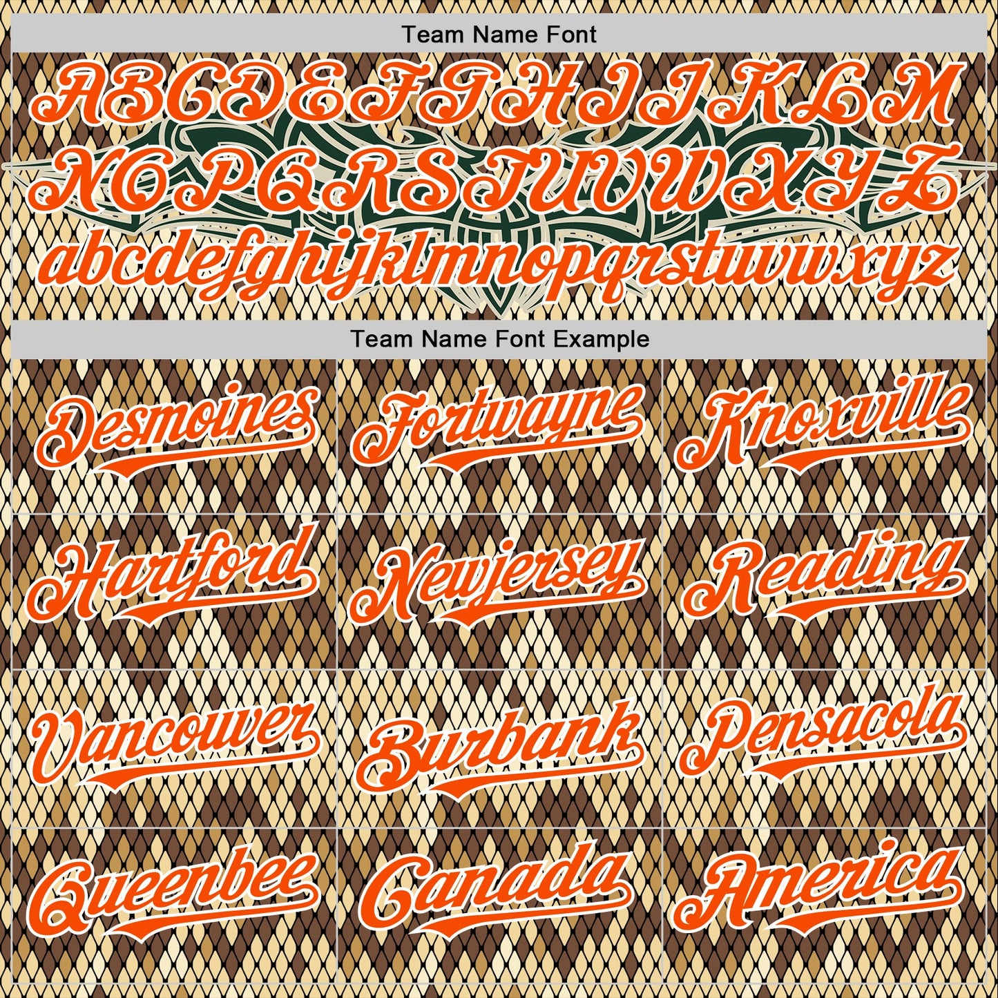 Custom Black Orange-White 3D Pattern Design Rave Party Animal Snake Python Print Authentic Baseball Jersey view 4