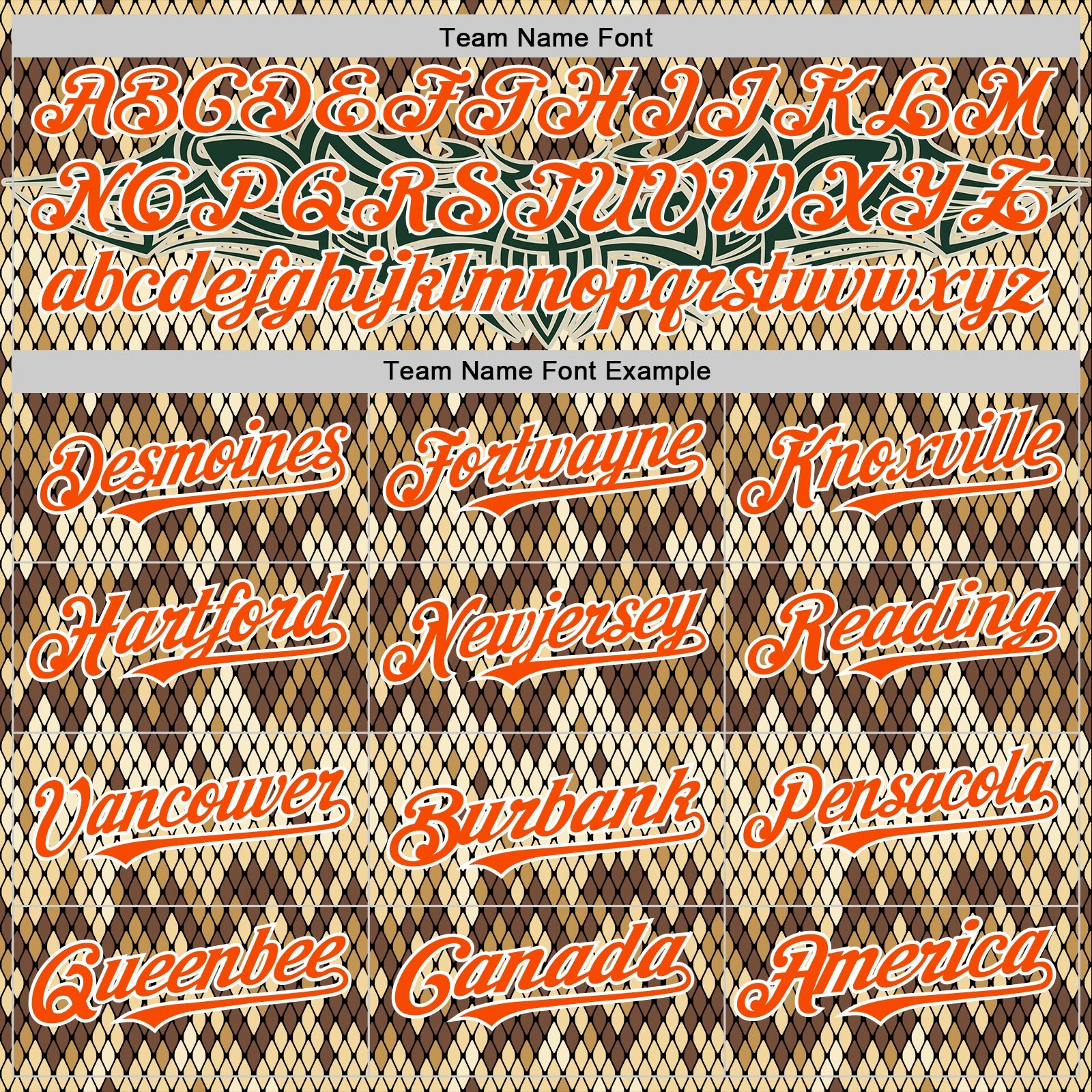 Custom Black Orange-White 3D Pattern Design Rave Party Animal Snake Python Print Authentic Baseball Jersey view 4