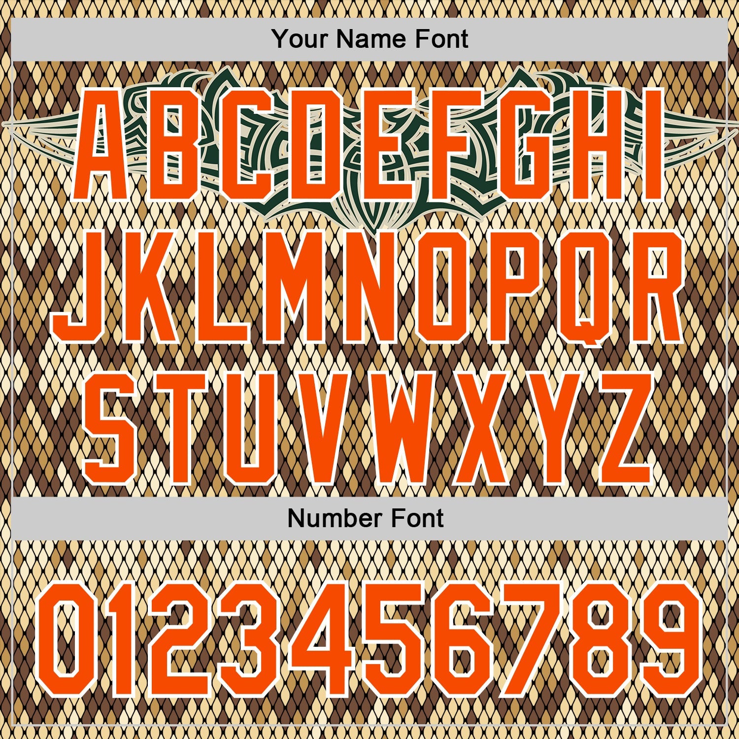 Custom Black Orange-White 3D Pattern Design Rave Party Animal Snake Python Print Authentic Baseball Jersey view 5