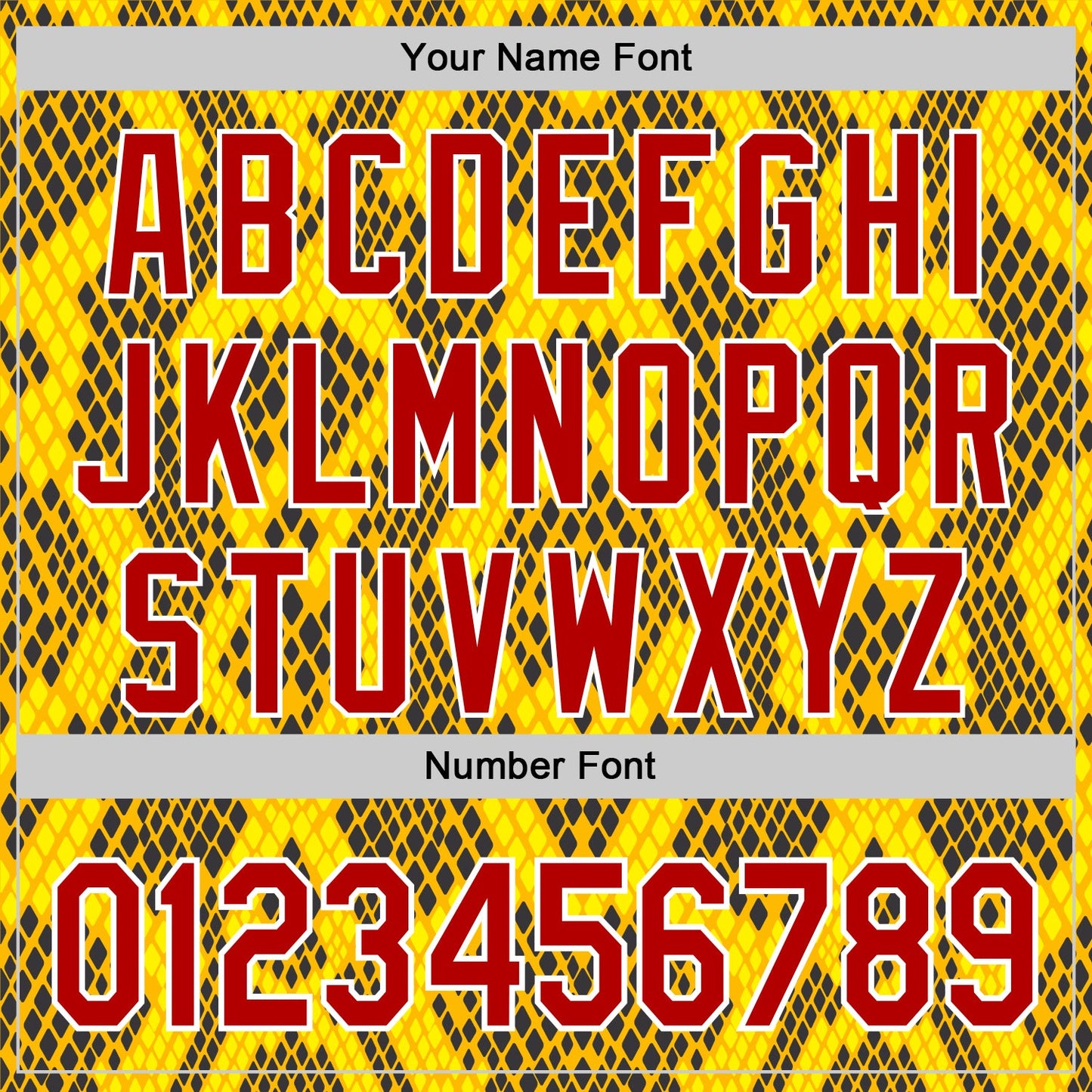 Custom Yellow Red Black-White 3D Pattern Design Rave Party Animal Snake Python Print Authentic Baseball Jersey view 5