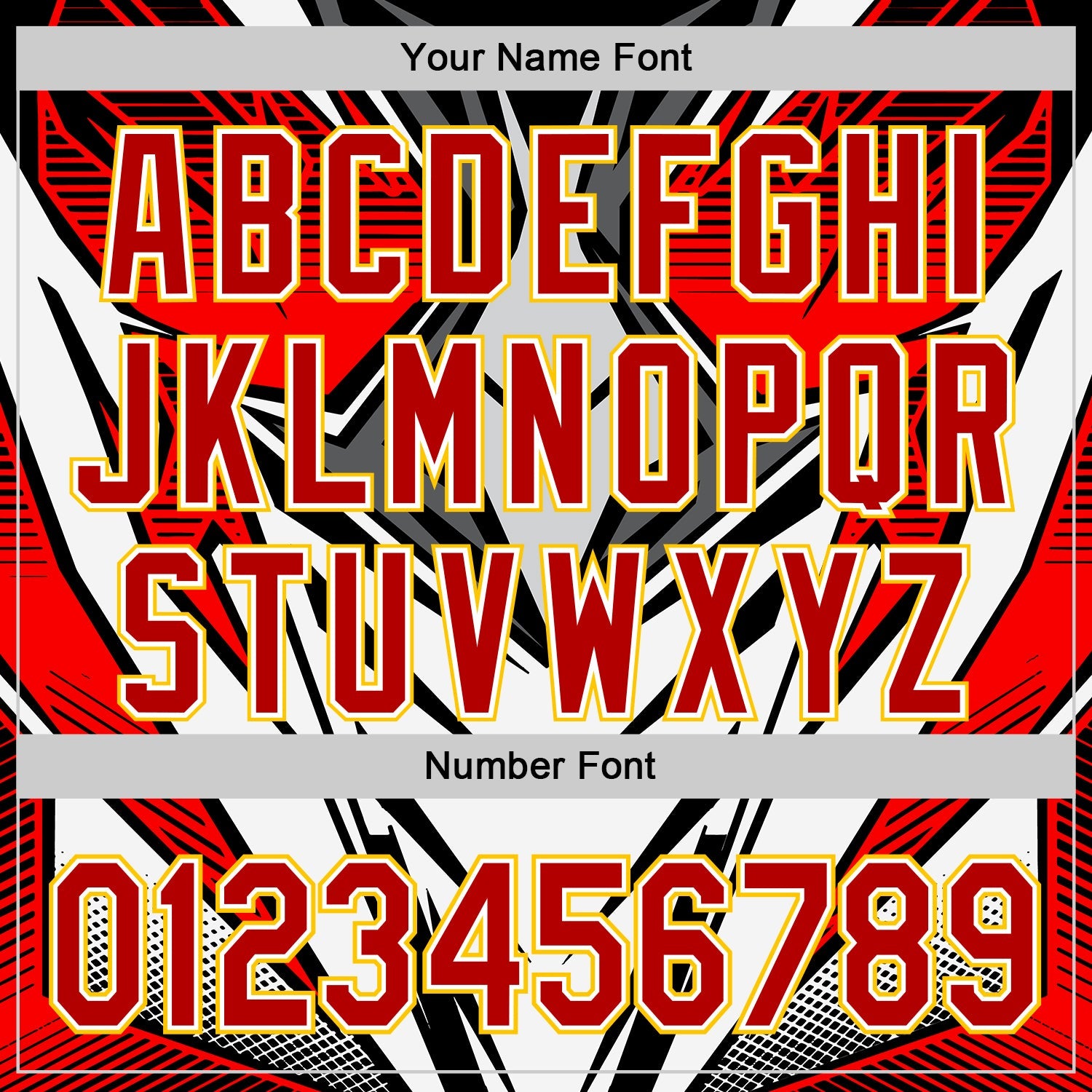 Custom White Red Black-Yellow 3D Pattern Design Burner Costumes Cyber Punk Authentic Baseball Jersey view 5
