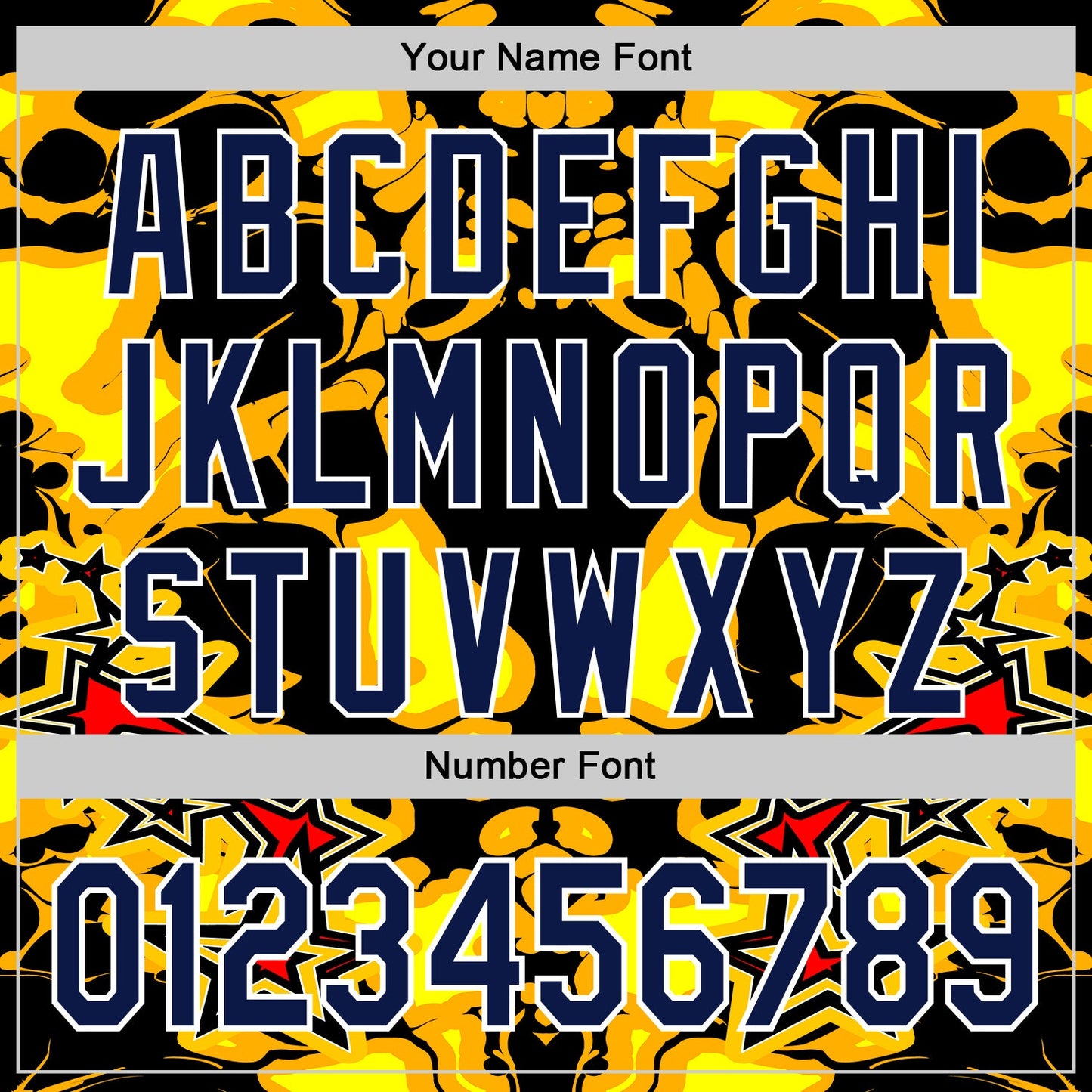 Custom Black Navy Yellow-White 3D Pattern Design Burner Costumes Flame Authentic Baseball Jersey view 5