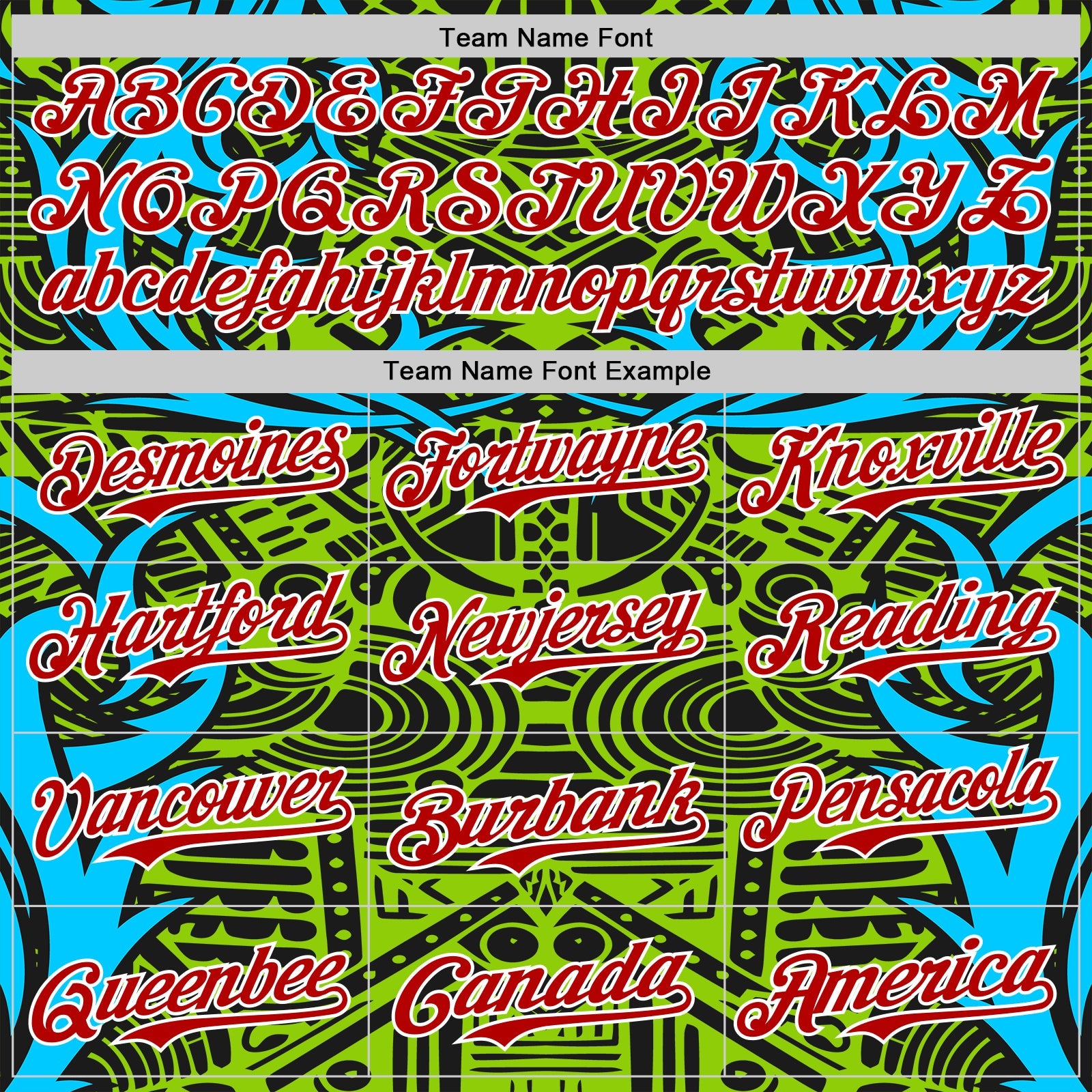 Custom Green Red Blue Black-White 3D Pattern Design Burner Costumes Tribal Authentic Baseball Jersey view 4