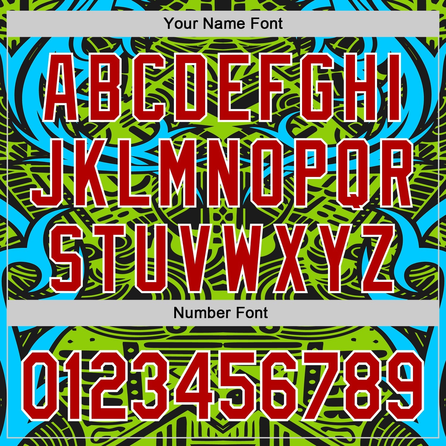 Custom Green Red Blue Black-White 3D Pattern Design Burner Costumes Tribal Authentic Baseball Jersey view 5