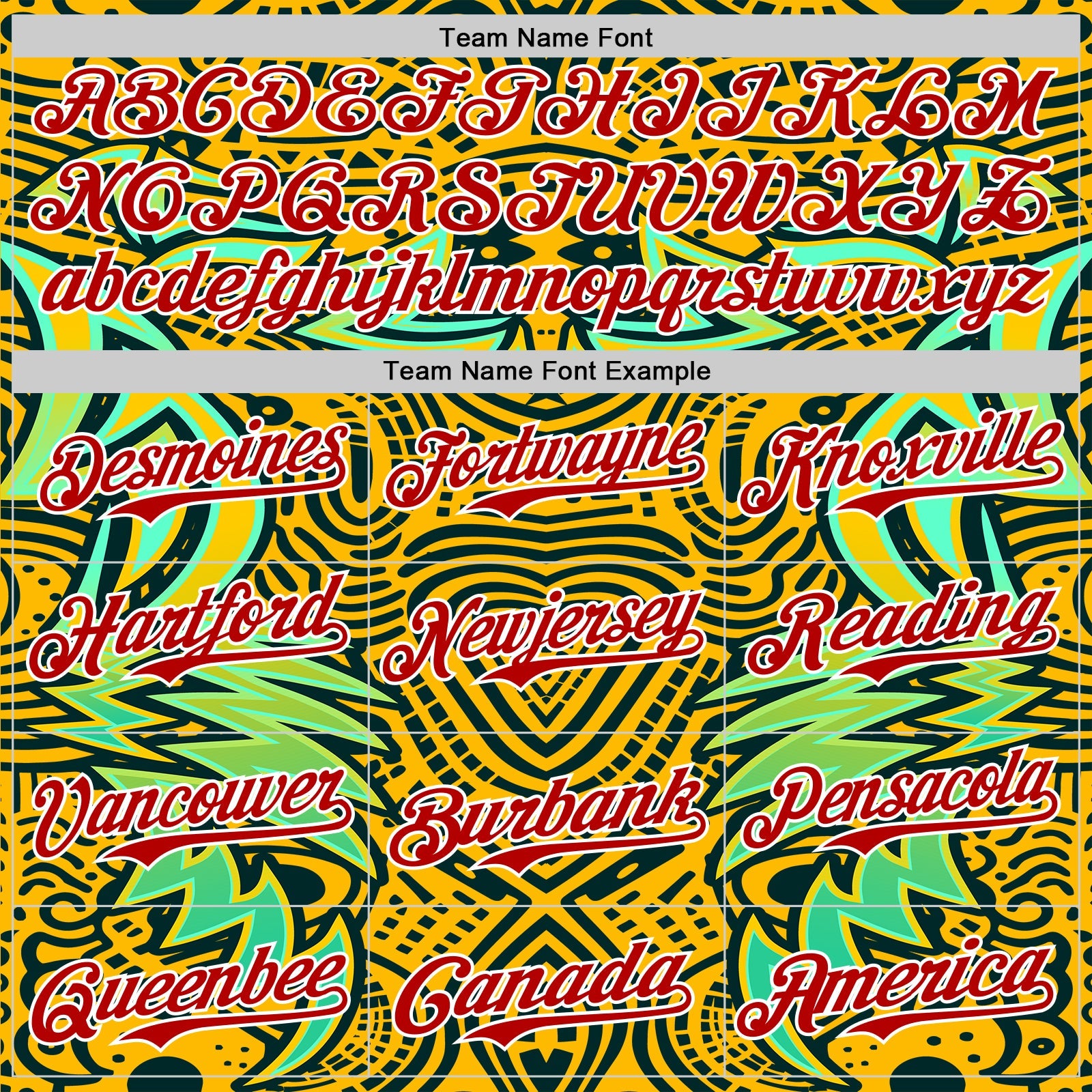 Custom Gold Red Black Green-White 3D Pattern Design Burner Costumes Tribal Authentic Baseball Jersey view 4