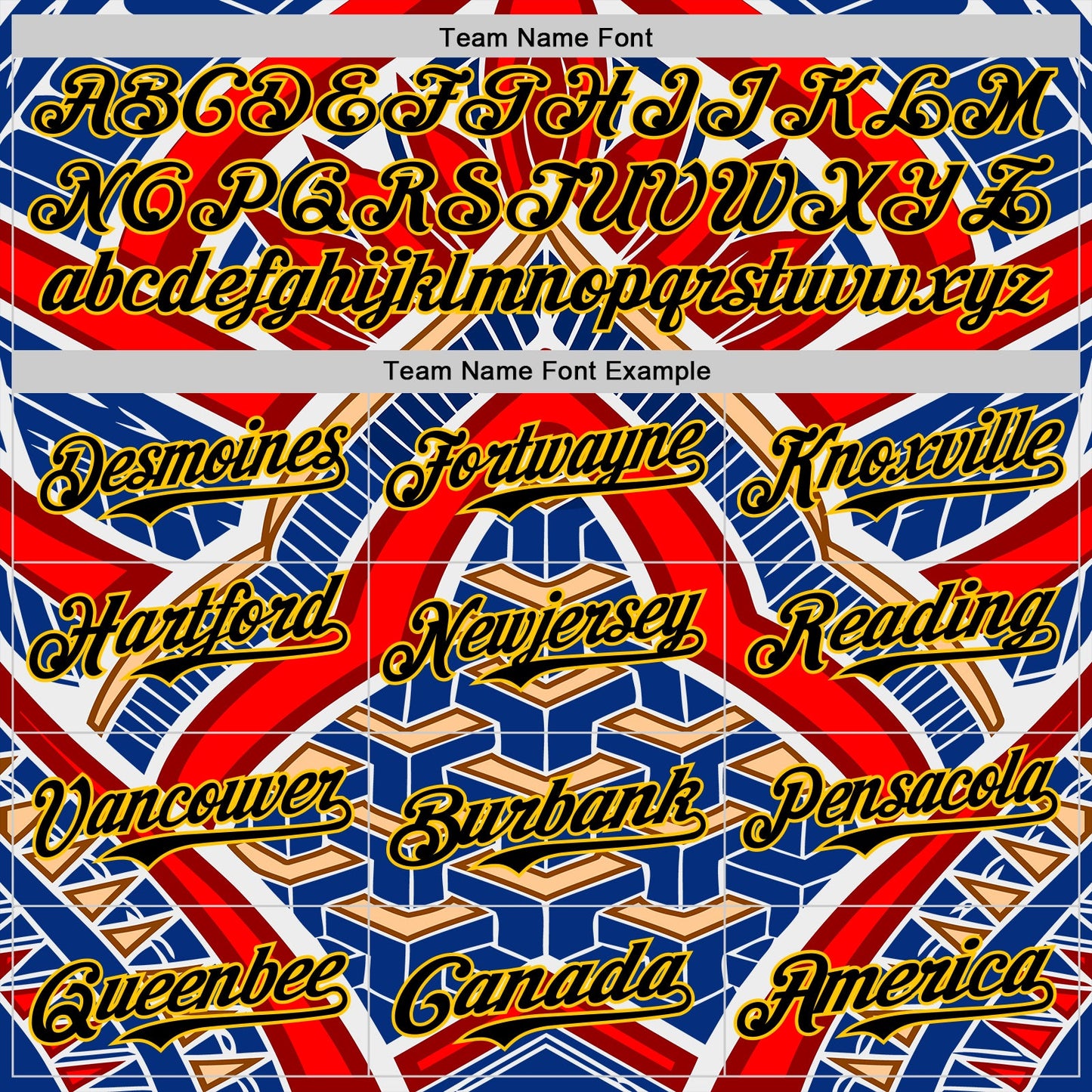 Custom Blue Black Red-Yellow 3D Pattern Design Burner Costumes Tribal Authentic Baseball Jersey view 4