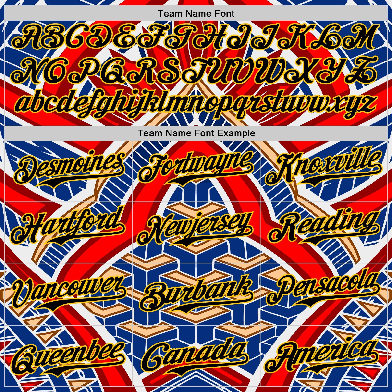 Custom Blue Black Red-Yellow 3D Pattern Design Burner Costumes Tribal Authentic Baseball Jersey view 4