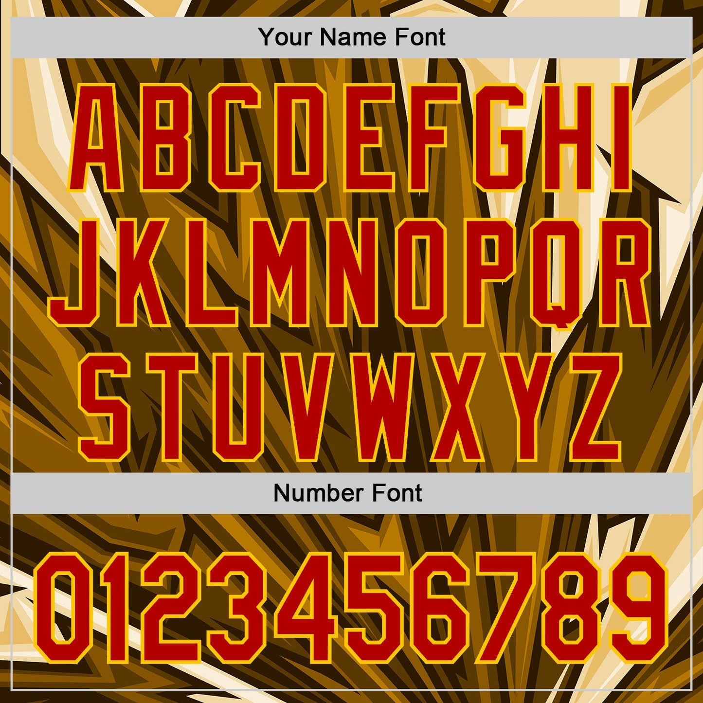 Custom Brown Red-Yellow 3D Pattern Design Burner Costumes Desert Authentic Baseball Jersey view 5