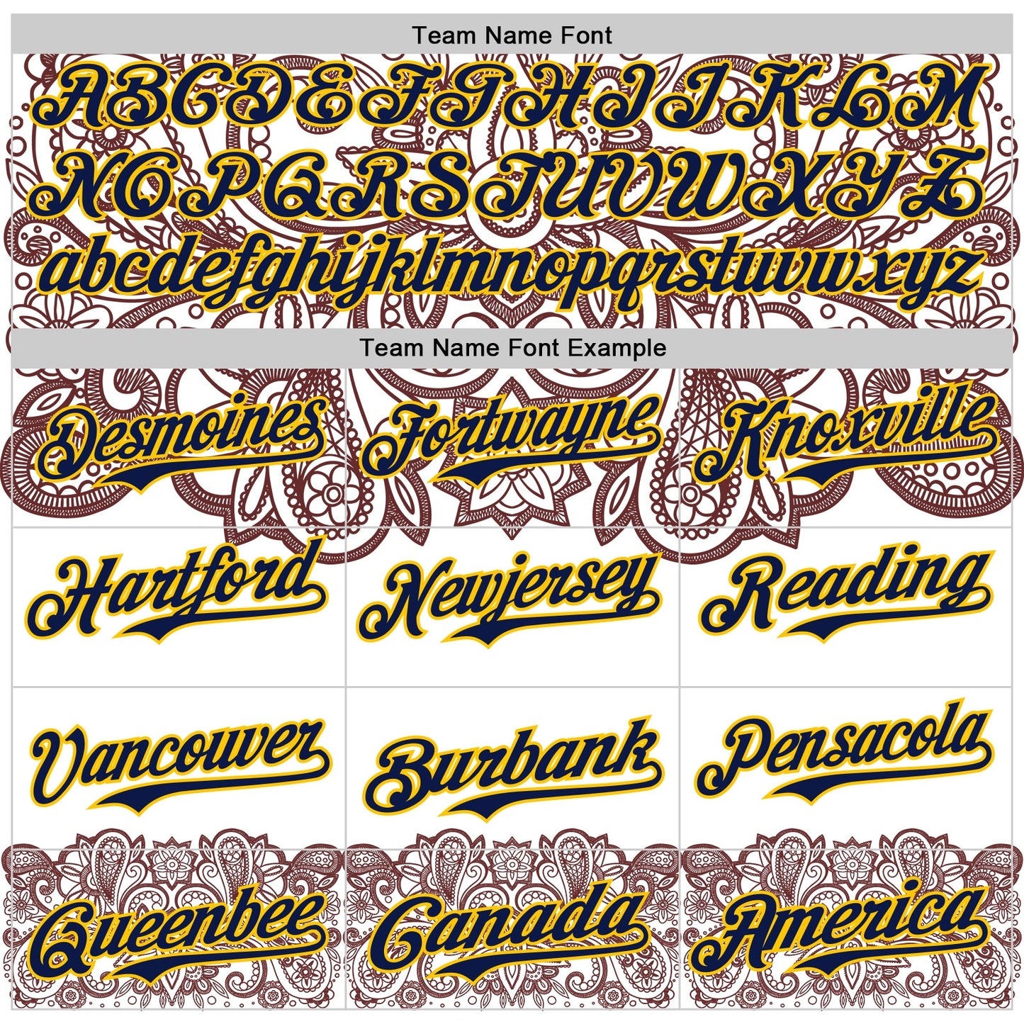 Custom White Navy Red-Yellow 3D Pattern Design Burner Costumes Paisley Bandana Authentic Baseball Jersey view 4