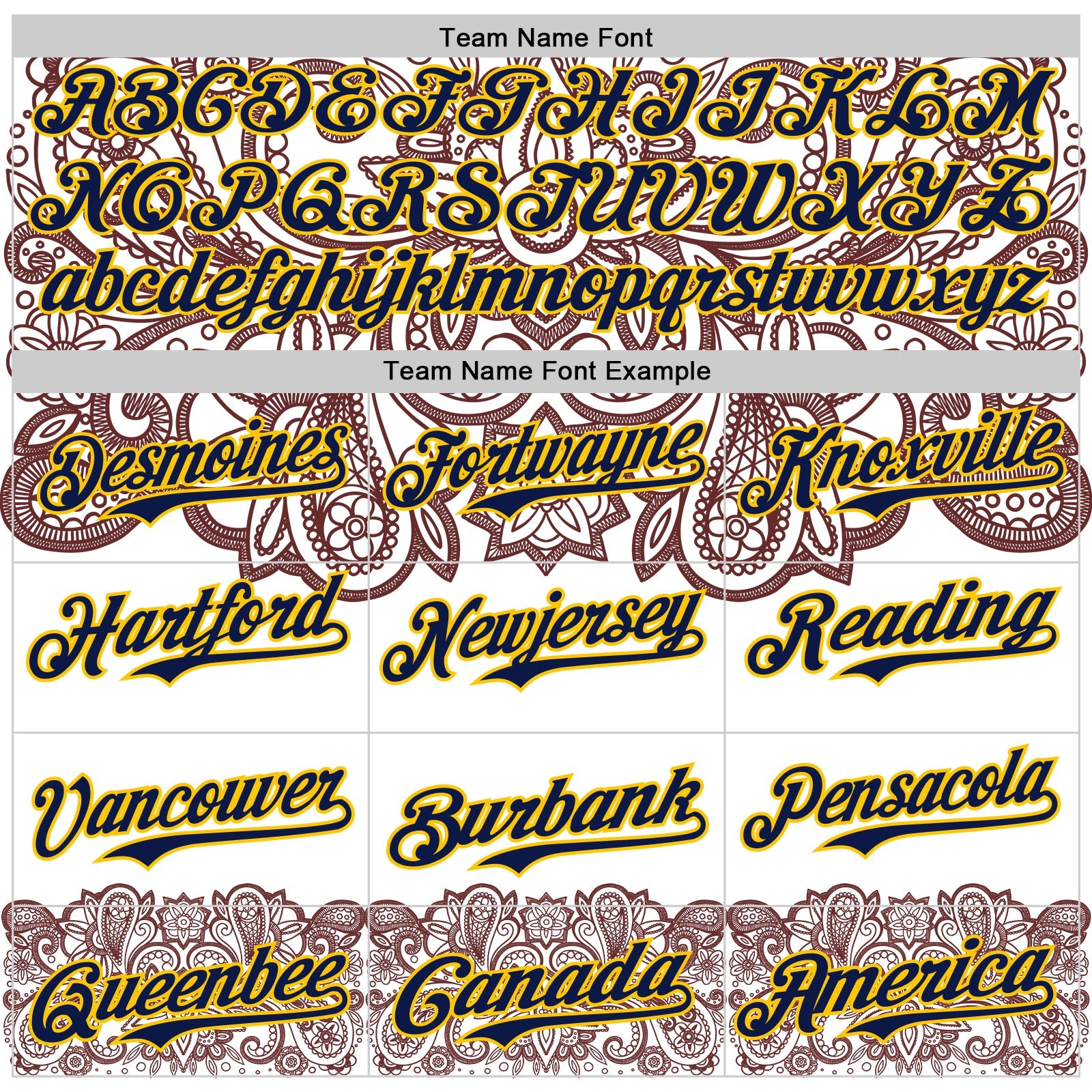 Custom White Navy Red-Yellow 3D Pattern Design Burner Costumes Paisley Bandana Authentic Baseball Jersey view 4