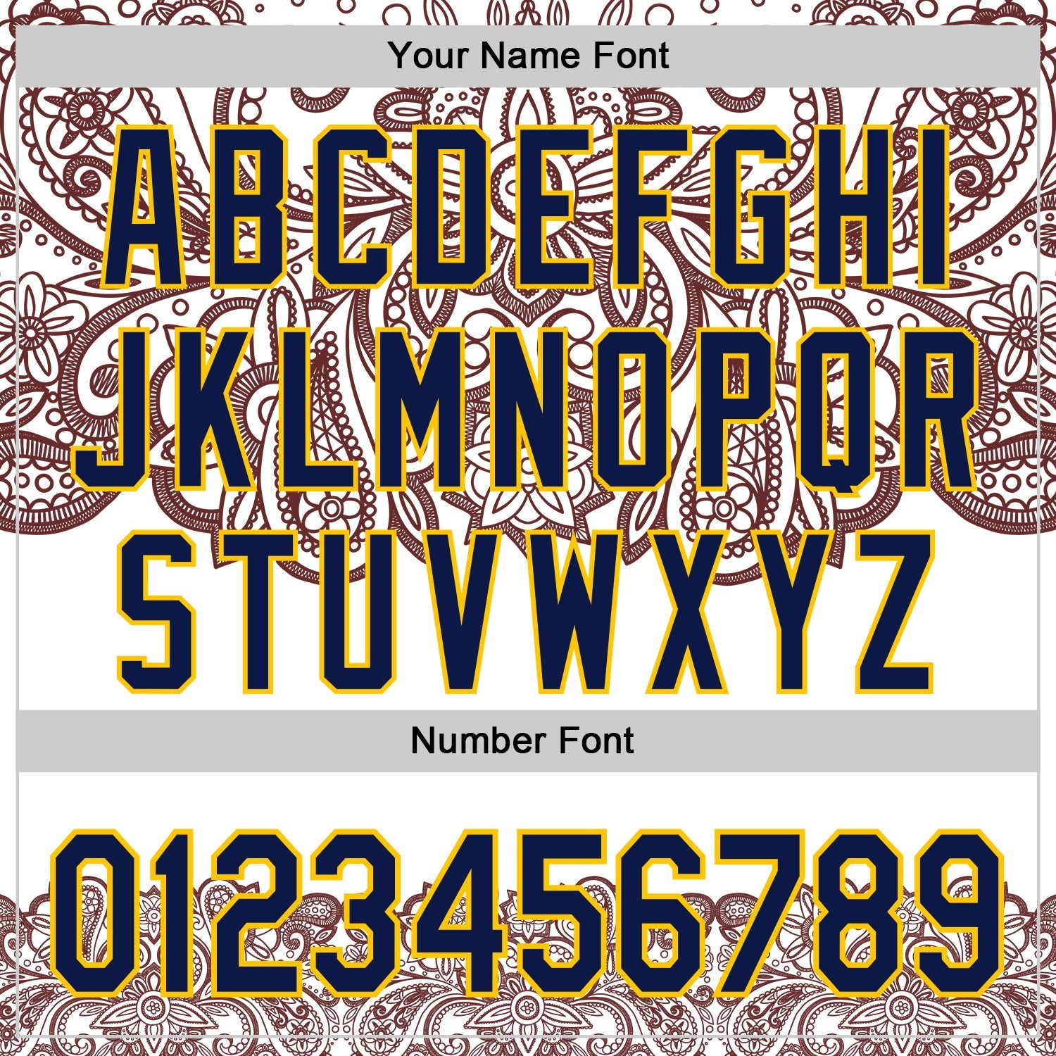 Custom White Navy Red-Yellow 3D Pattern Design Burner Costumes Paisley Bandana Authentic Baseball Jersey view 5