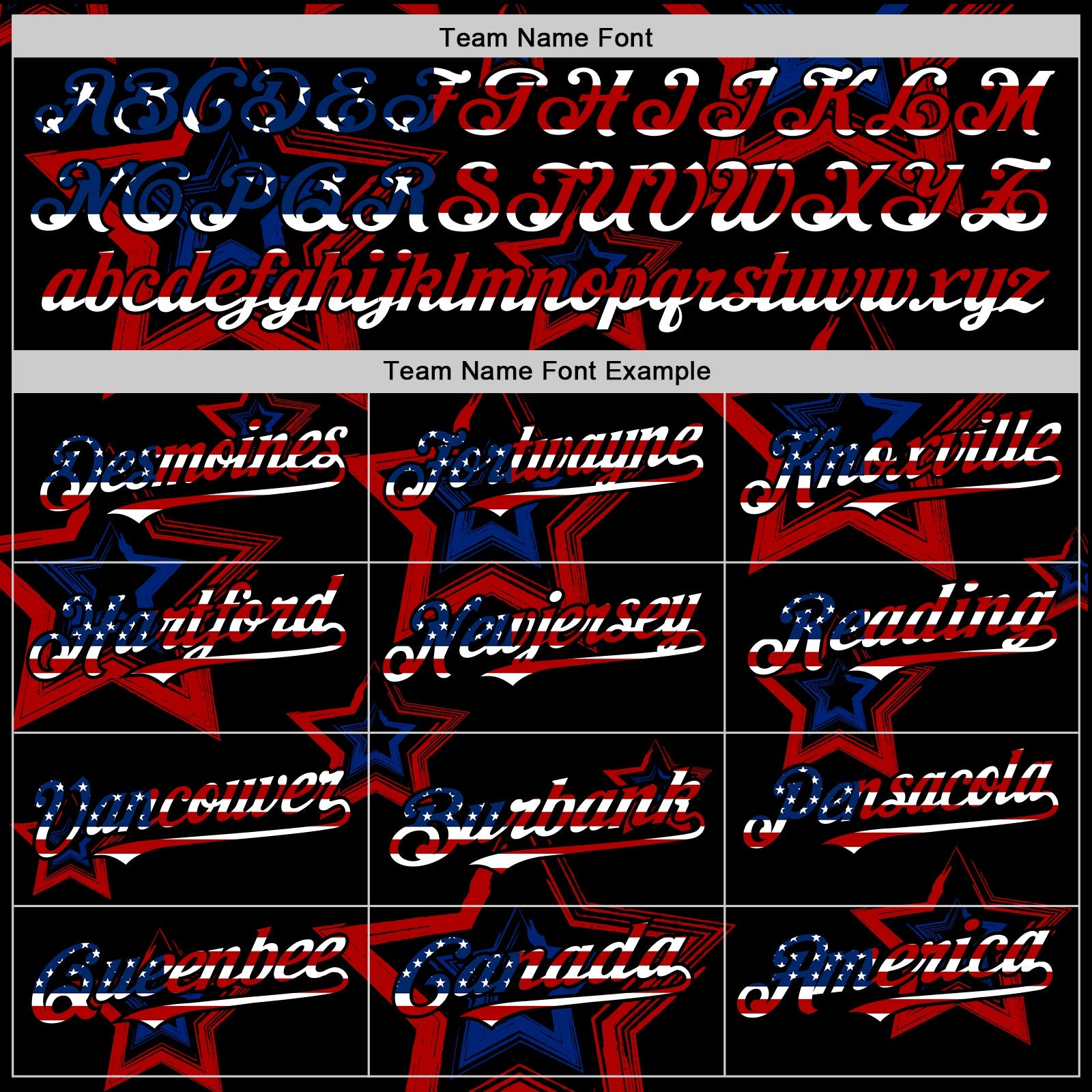 Custom Red USA Flag Black-Royal 3D America-Inspired Authentic Baseball Jersey view 4