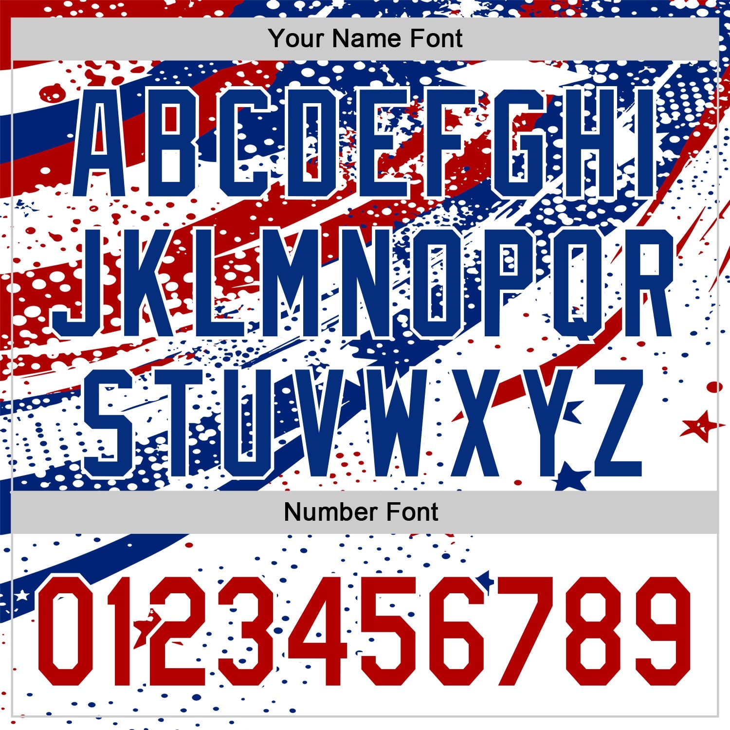 Custom White Red-Royal 3D American Flag America-Inspired Authentic Baseball Jersey view 5