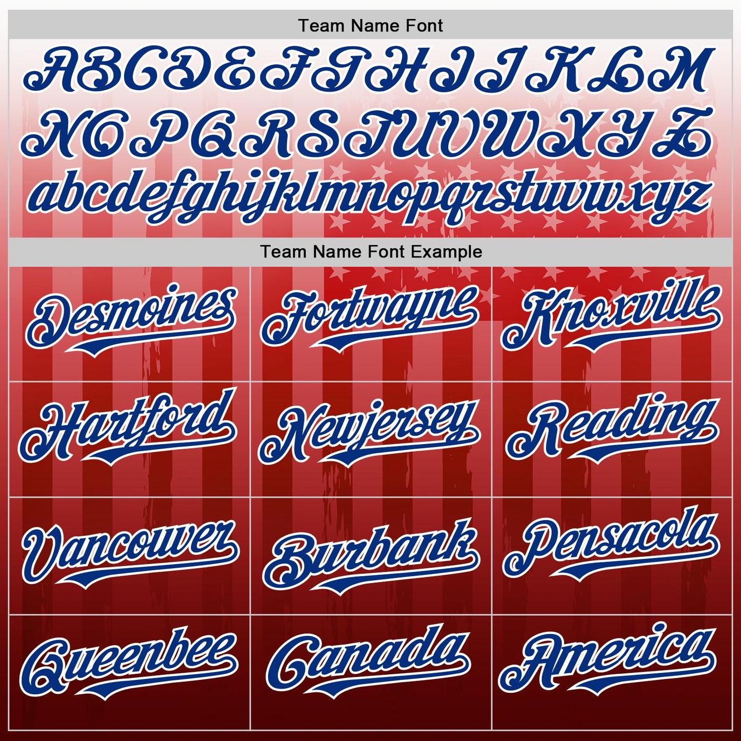 Custom White Royal-Red 3D American Flag Authentic Baseball Jersey view 4