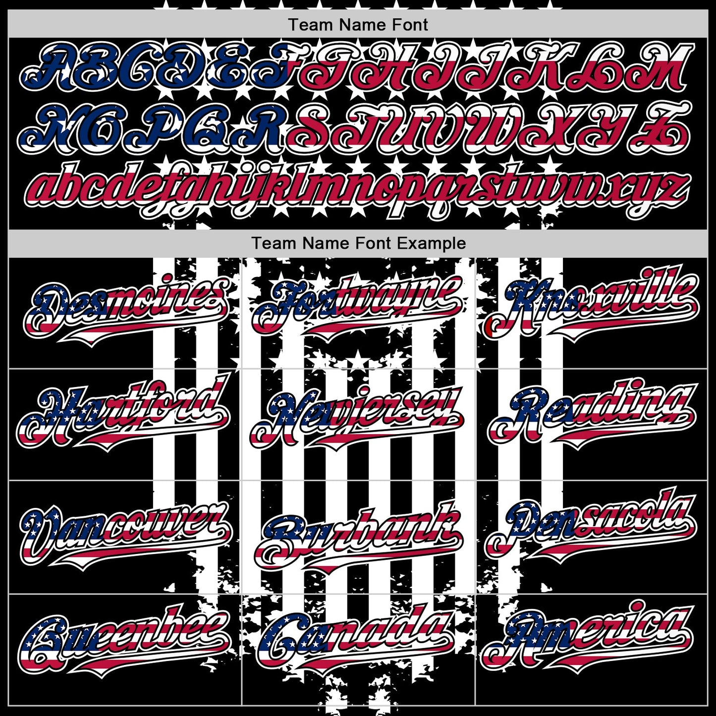 Custom Black USA Flag-White 3D Retro American Flag Authentic Baseball Jersey view 4