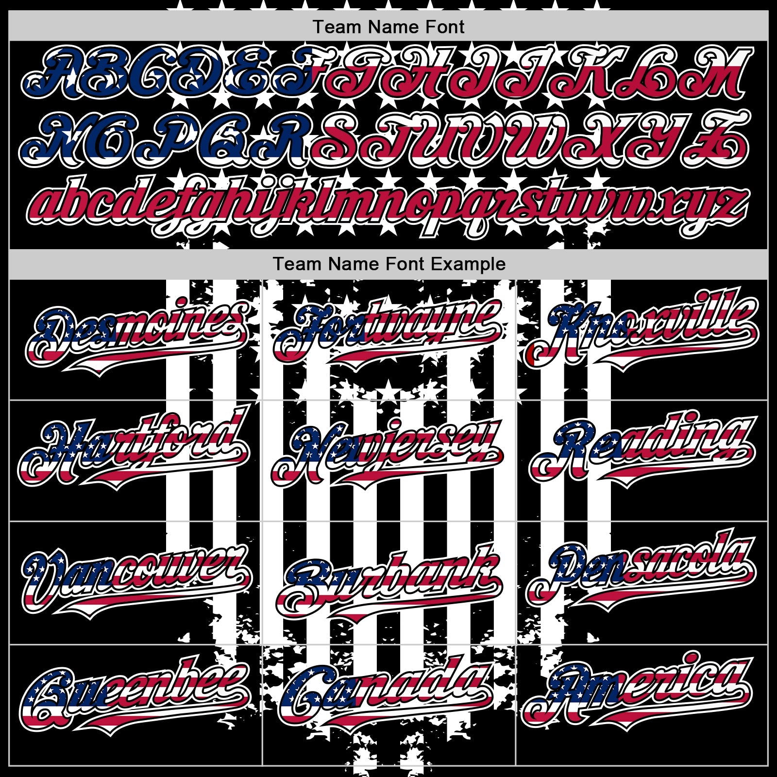Custom Black USA Flag-White 3D Retro American Flag Authentic Baseball Jersey view 4