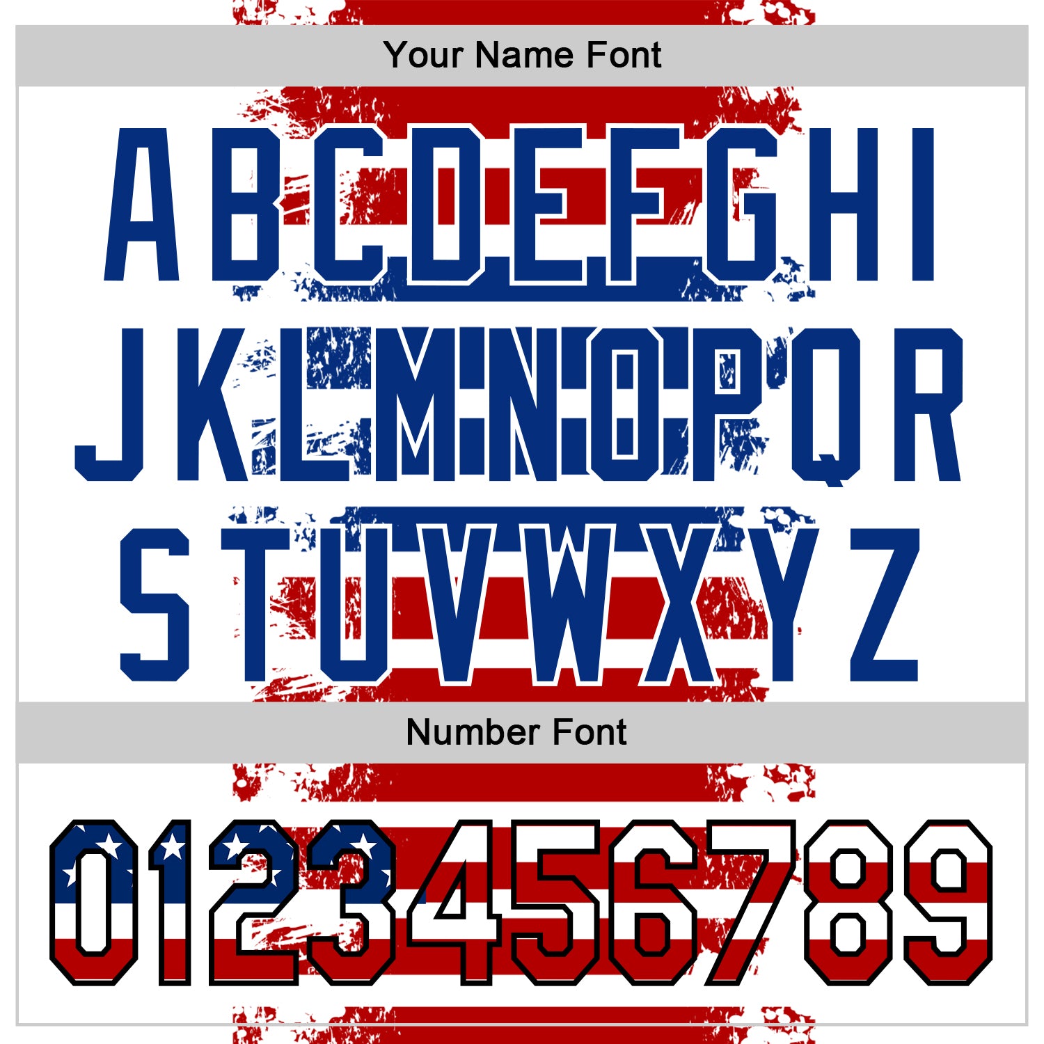 Custom White USA Flag Red Royal-Black 3D Gradient Retro Stripe American Flag Authentic Baseball Jersey view 5