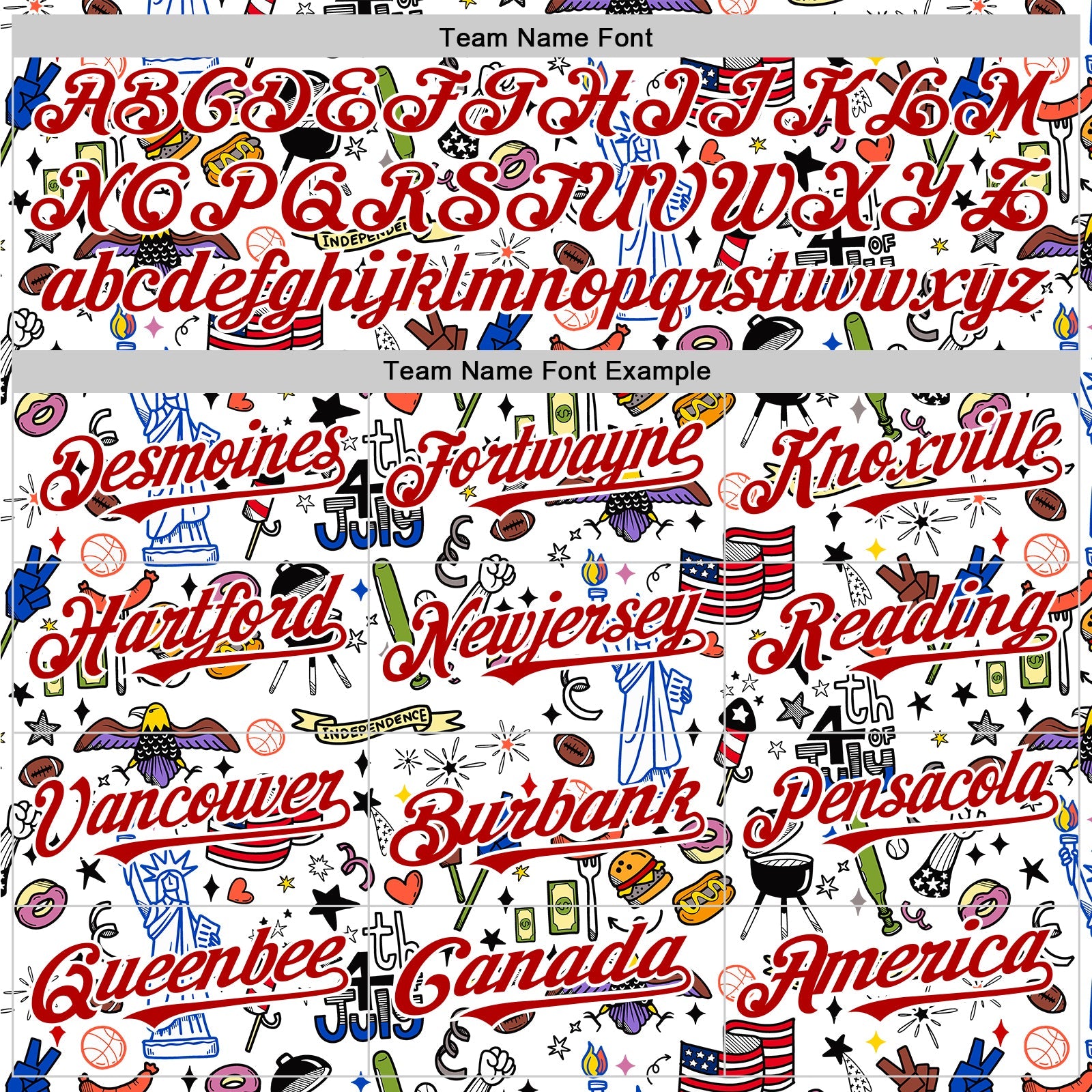 Custom White Royal-Red 3D American Flag Independence Day National Symbols Authentic Baseball Jersey view 4