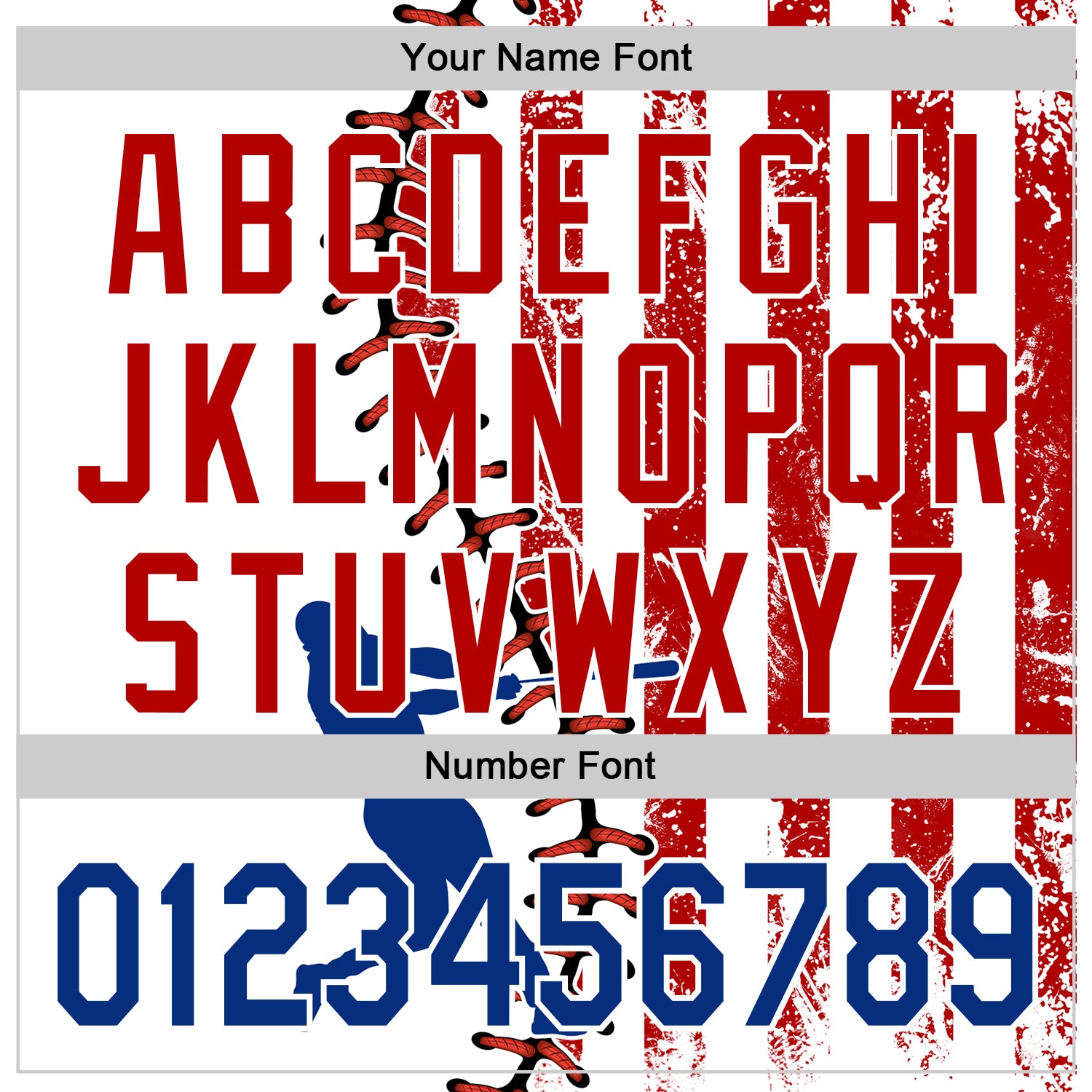 Custom White Royal-Red 3D American Flag Authentic Baseball Jersey view 5
