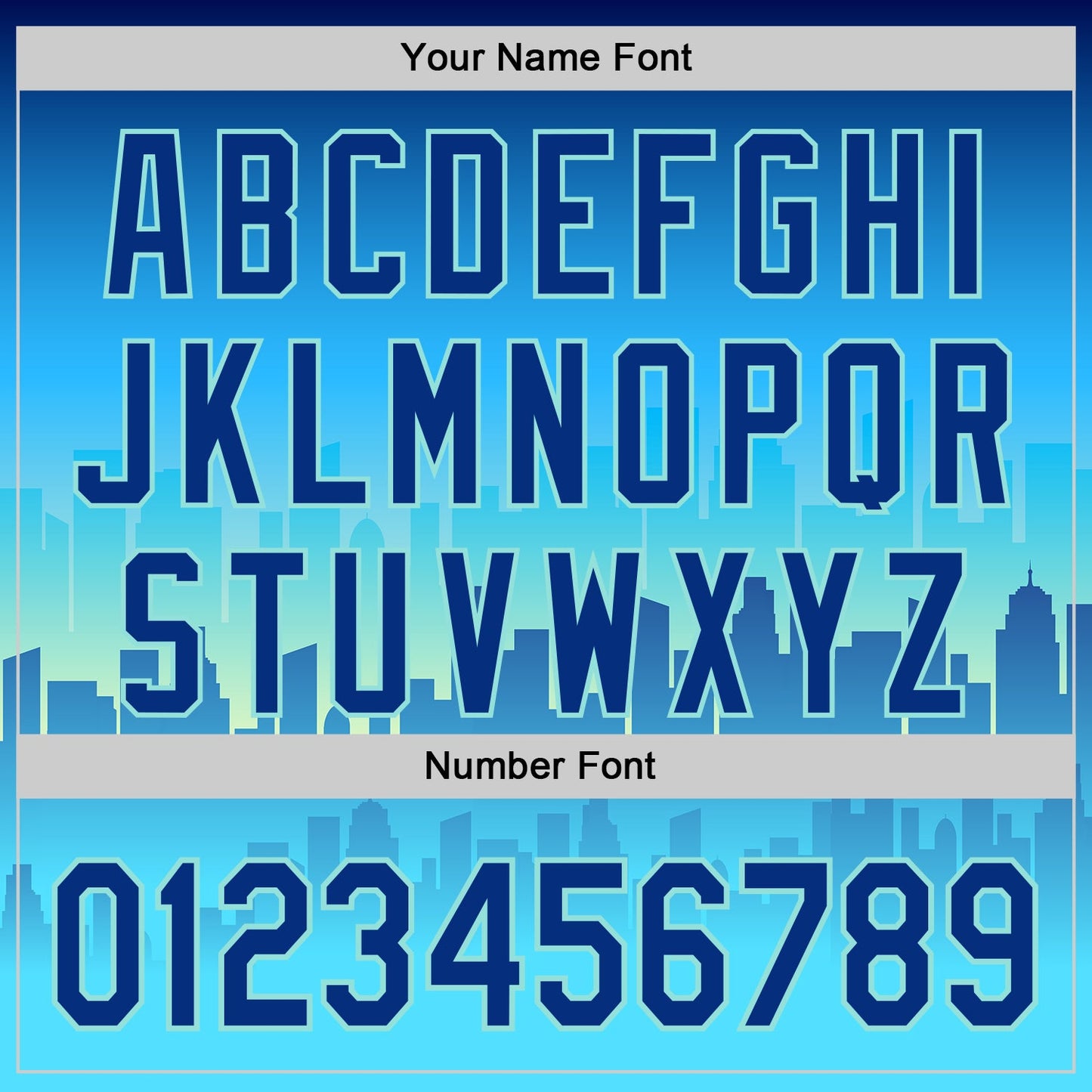 Custom Blue Royal-Ice Blue 3D Pattern Design New York Cityscape Statue Of Liberty Authentic Baseball Jersey view 5