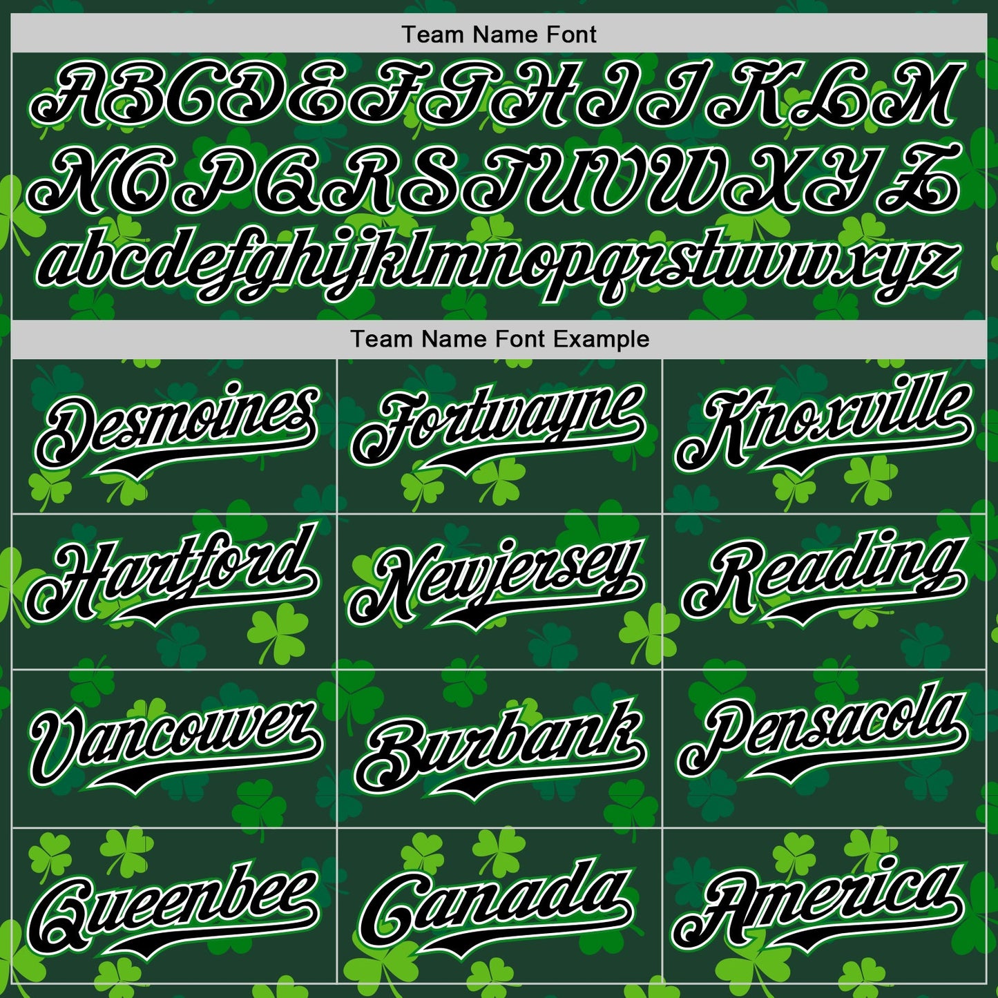 Custom Black White-Grass Green 3D Pattern Design Boston Cityscape Shamrock Authentic St. Patrick's Day Baseball Jersey view 4