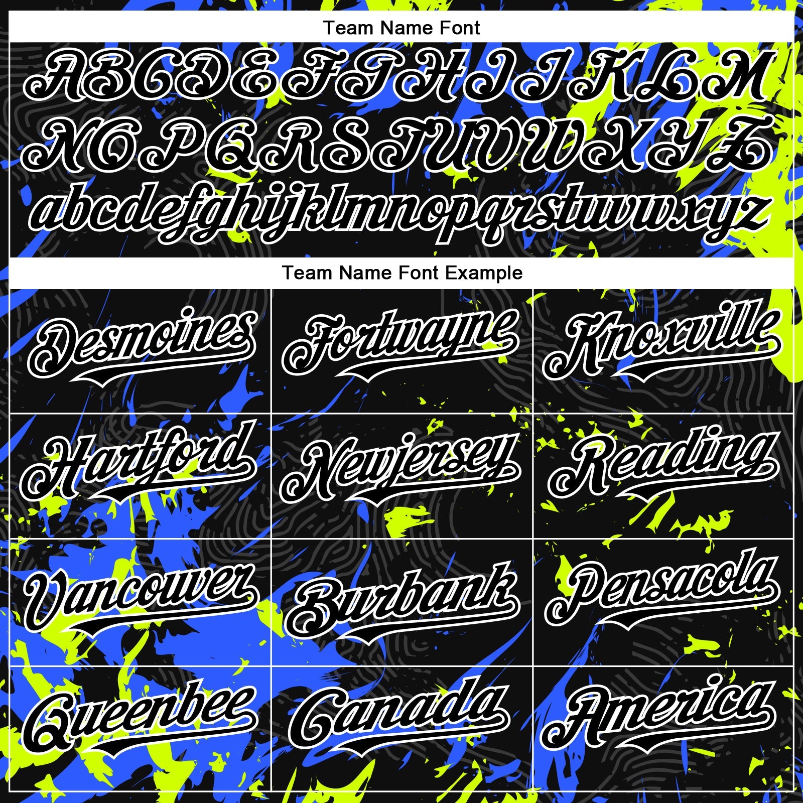 Custom Black Royal Neon Green-White Splash Authentic Baseball Jersey view 4
