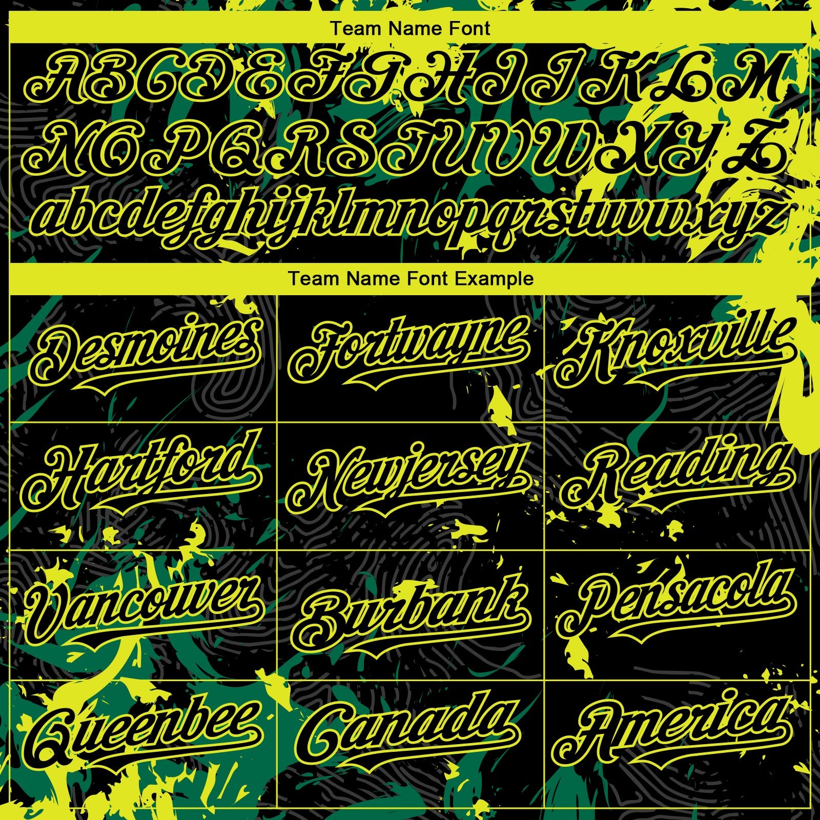 Custom Black Kelly Green-Neon Yellow Splash Authentic Baseball Jersey view 4