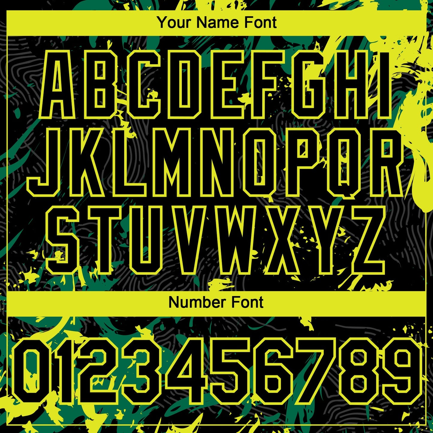 Custom Black Kelly Green-Neon Yellow Splash Authentic Baseball Jersey view 5