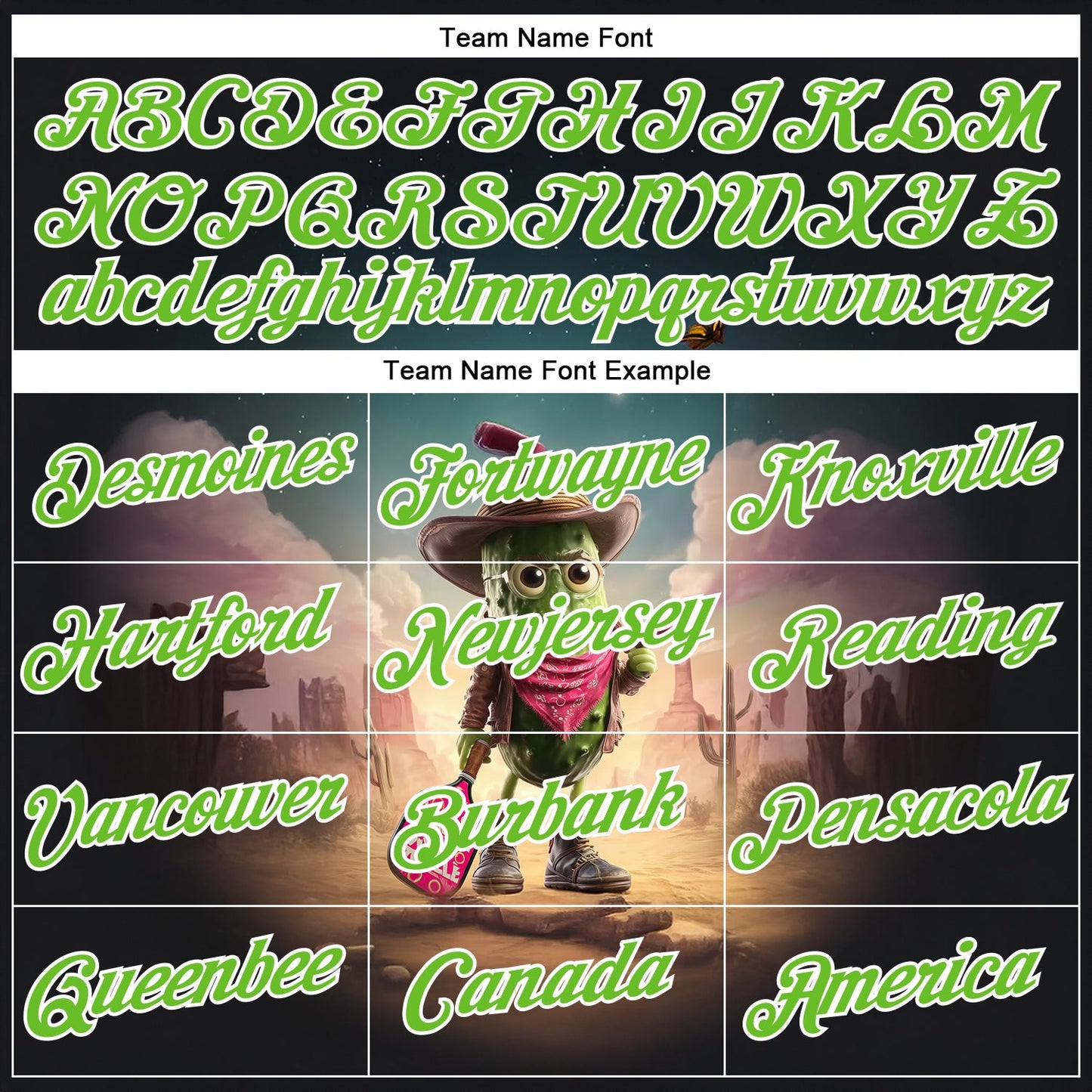 Custom Blue Aurora Green-White 3D Funny Pickleball Paddles Balls West Cowboy Performance T-Shirt view 3