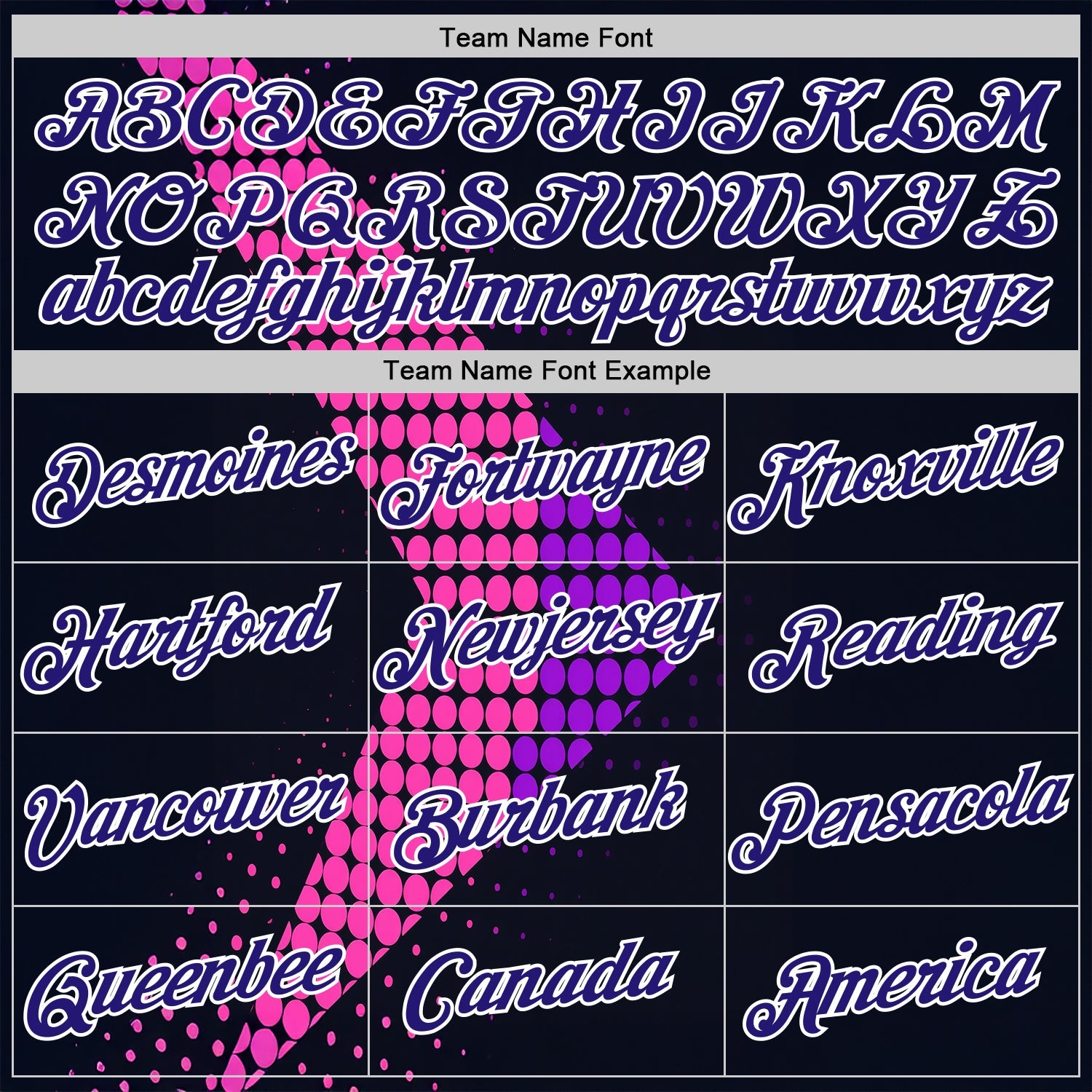 Custom Navy Dark Purple Pink-White 3D Pattern Design Neon Dots Sportswear Performance T-Shirt view 3