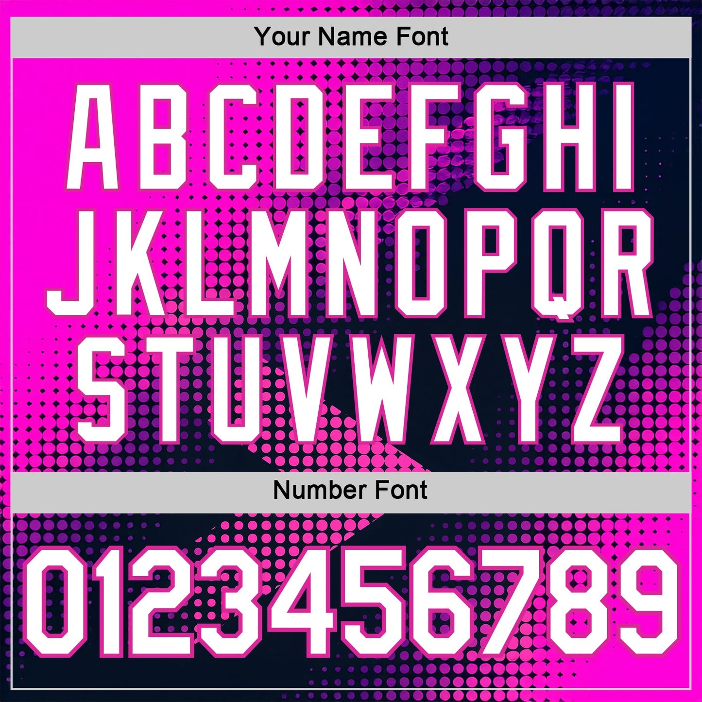 Custom Navy White-Deep Pink 3D Pattern Design Gradient Neon Sportswear Performance T-Shirt view 4