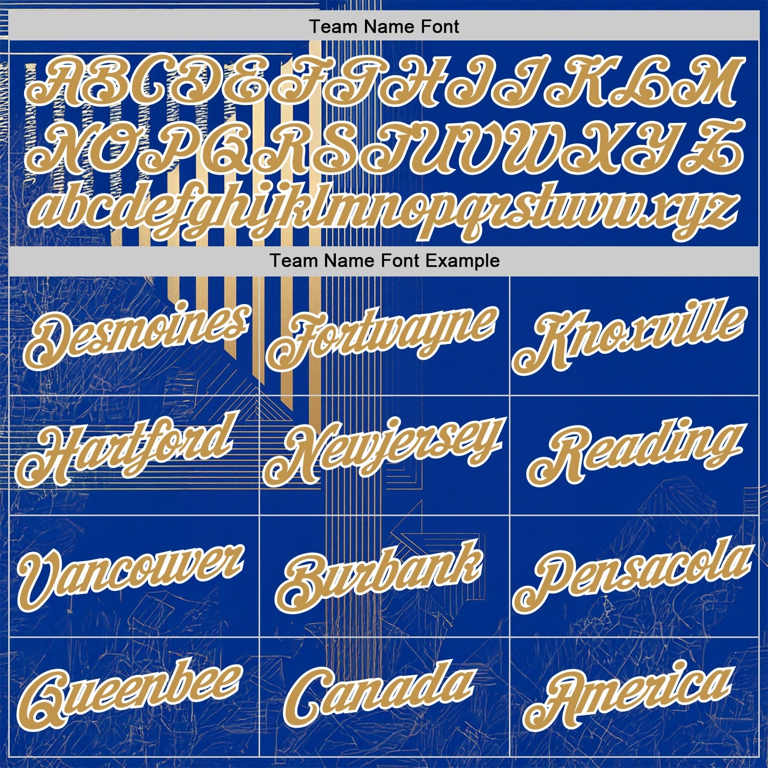 Custom Blue Old Gold-White 3D Pattern Design Brazil Stripe Sportswear Performance T-Shirt view 3