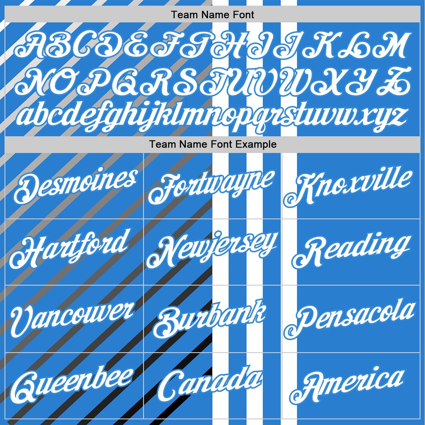 Custom Blue White Powder Blue Gray-Black 3D Pattern Design Argentina Stripe Sportswear Performance T-Shirt view 3