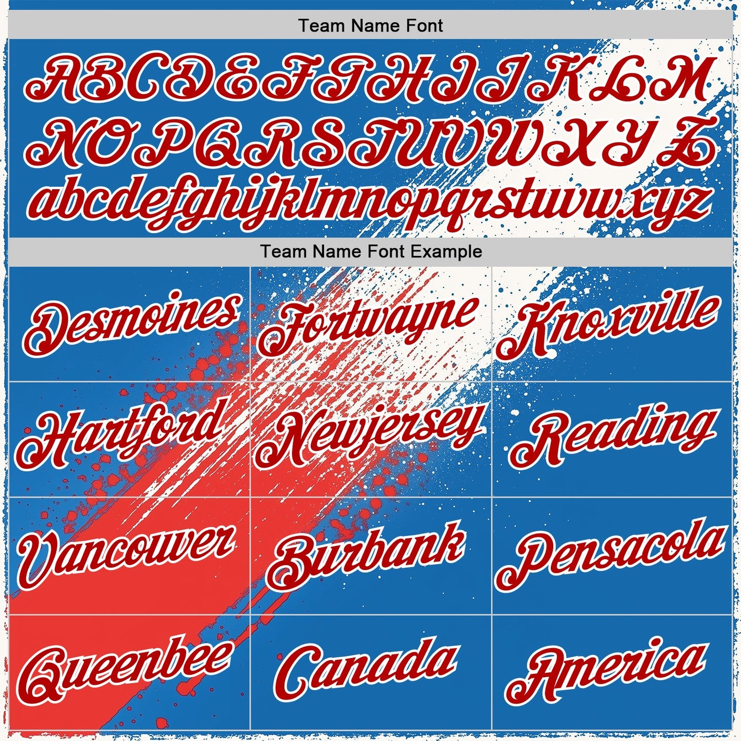 Custom Blue Red-White 3D Pattern Design USA Cuba Sportswear Performance T-Shirt view 3