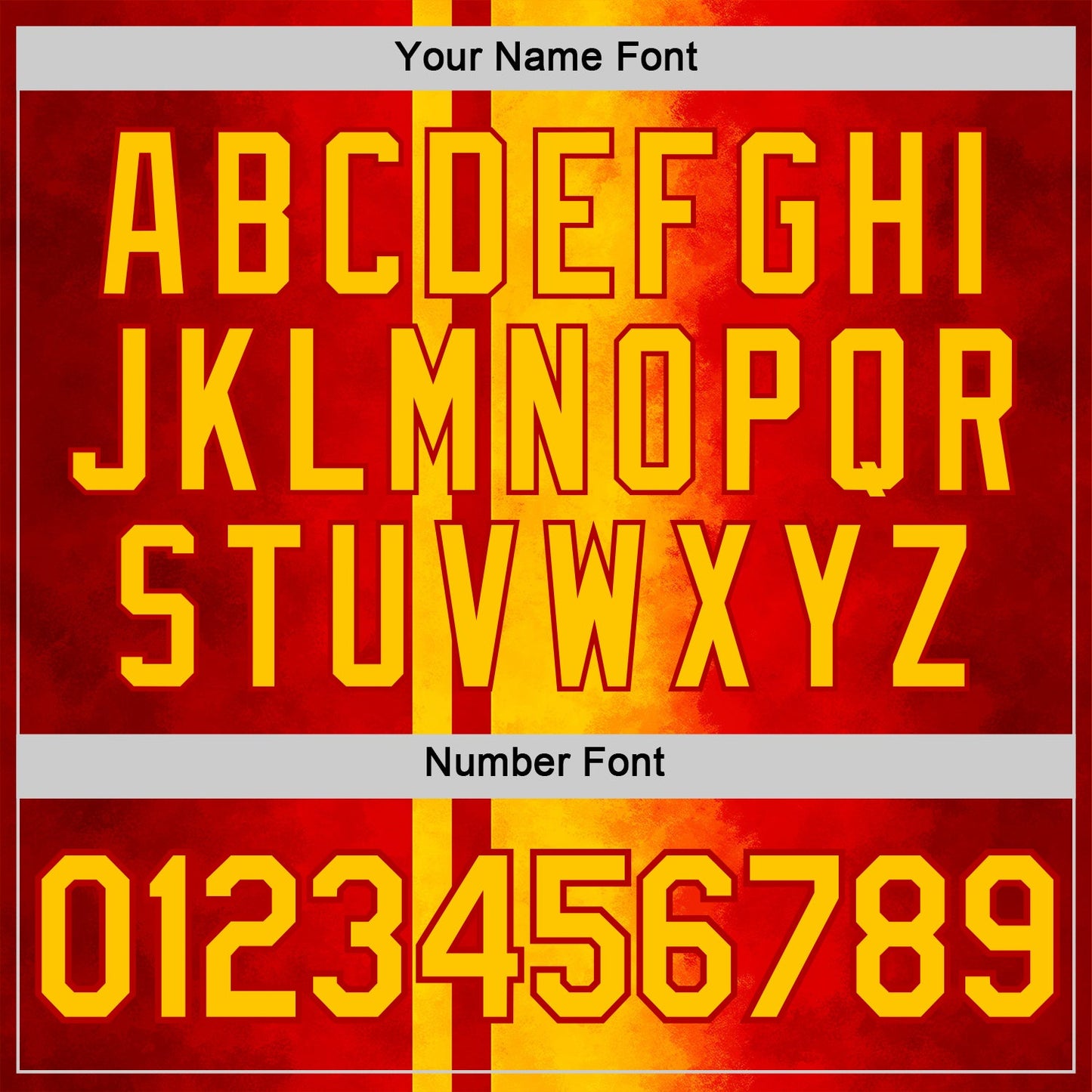 Custom Red Yellow 3D Pattern Design Spain Gradient Sportswear Performance T-Shirt view 4