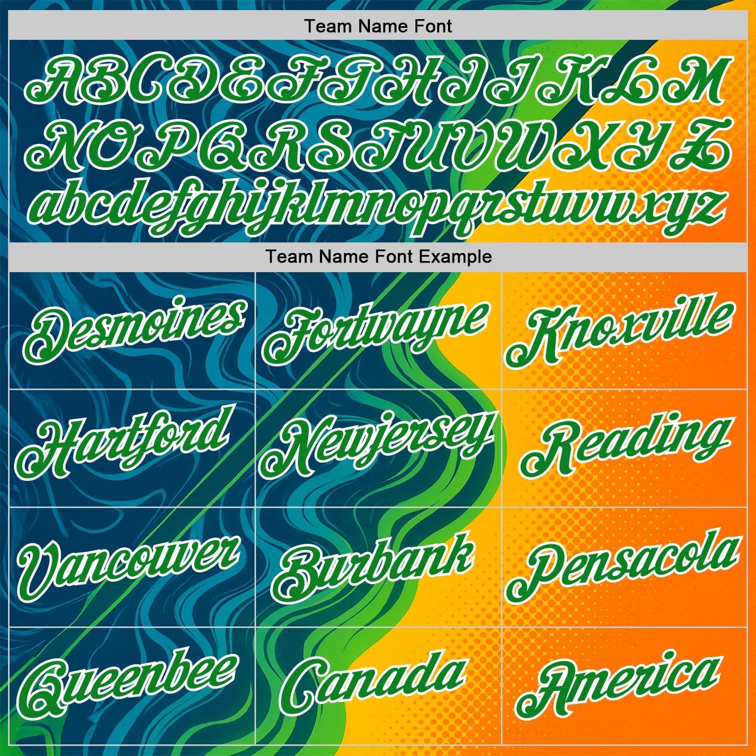 Custom Blue Grass Green Yellow-White 3D Pattern Design Brazil Marbel Sportswear Performance T-Shirt view 3