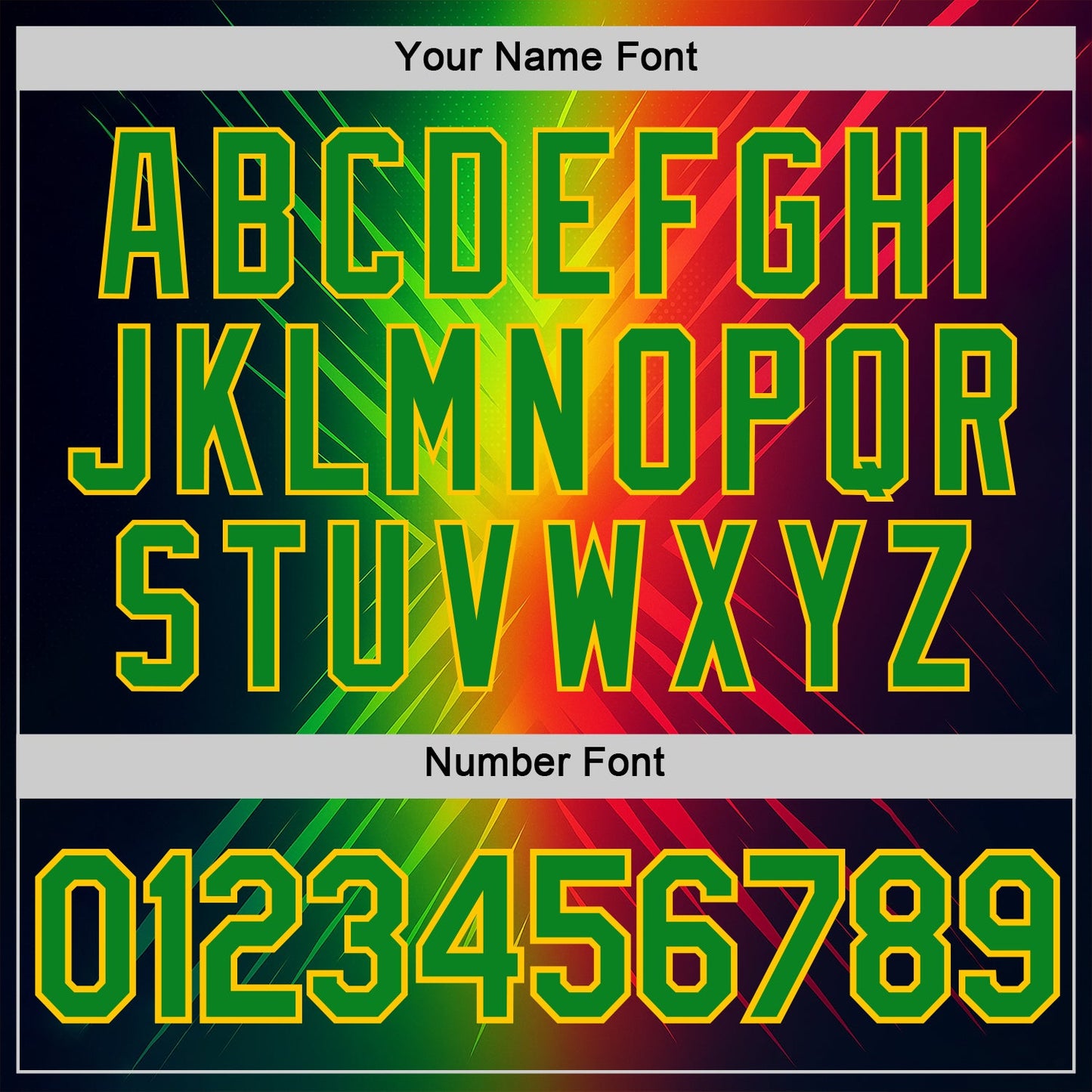 Custom Red Grass Green-Yellow 3D Pattern Design Gradient Sportswear Performance T-Shirt view 4