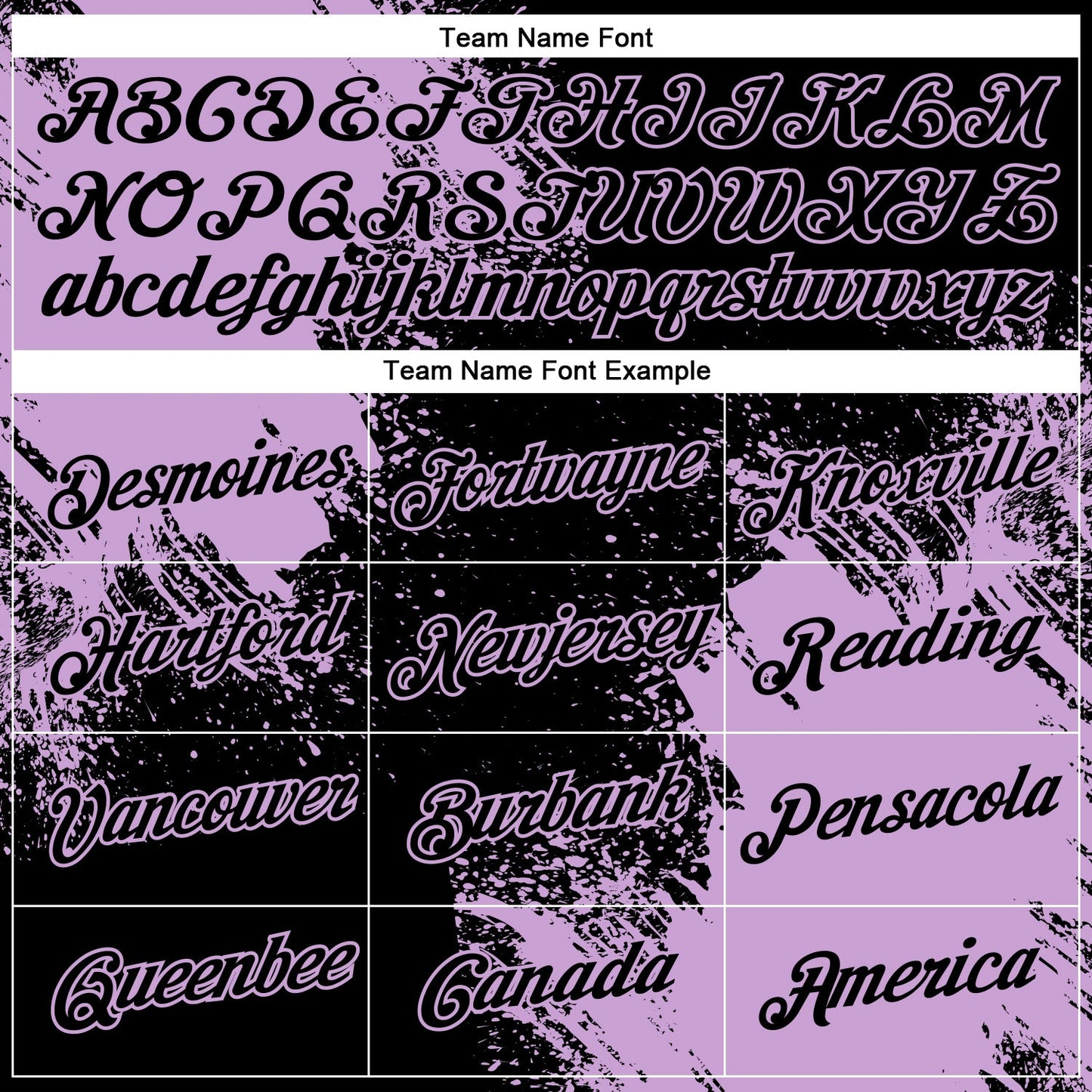 Custom Black Light Purple 3D Pattern Design Abstract Brush Stroke Performance T-Shirt view 3