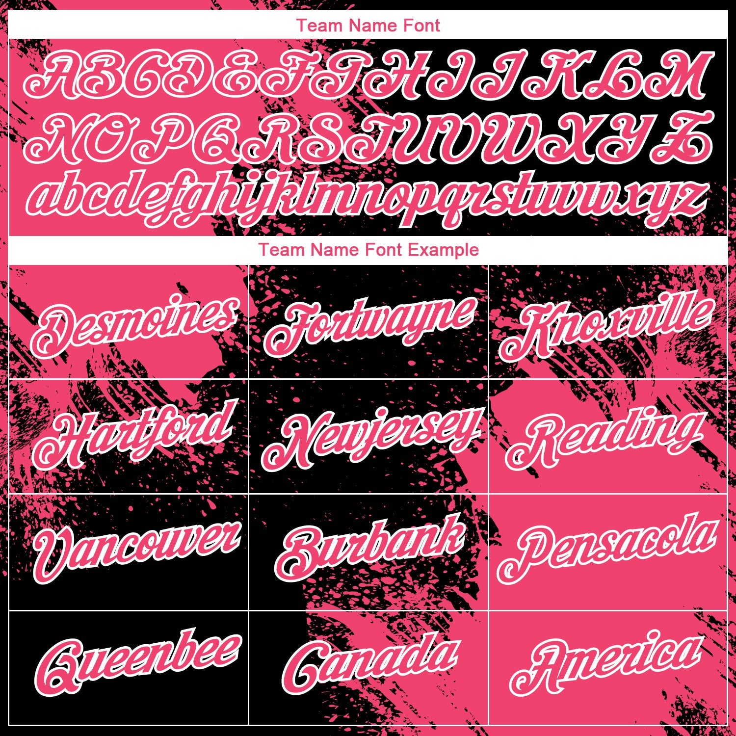 Custom Black Neon Pink-White 3D Pattern Design Abstract Brush Stroke Performance T-Shirt view 3